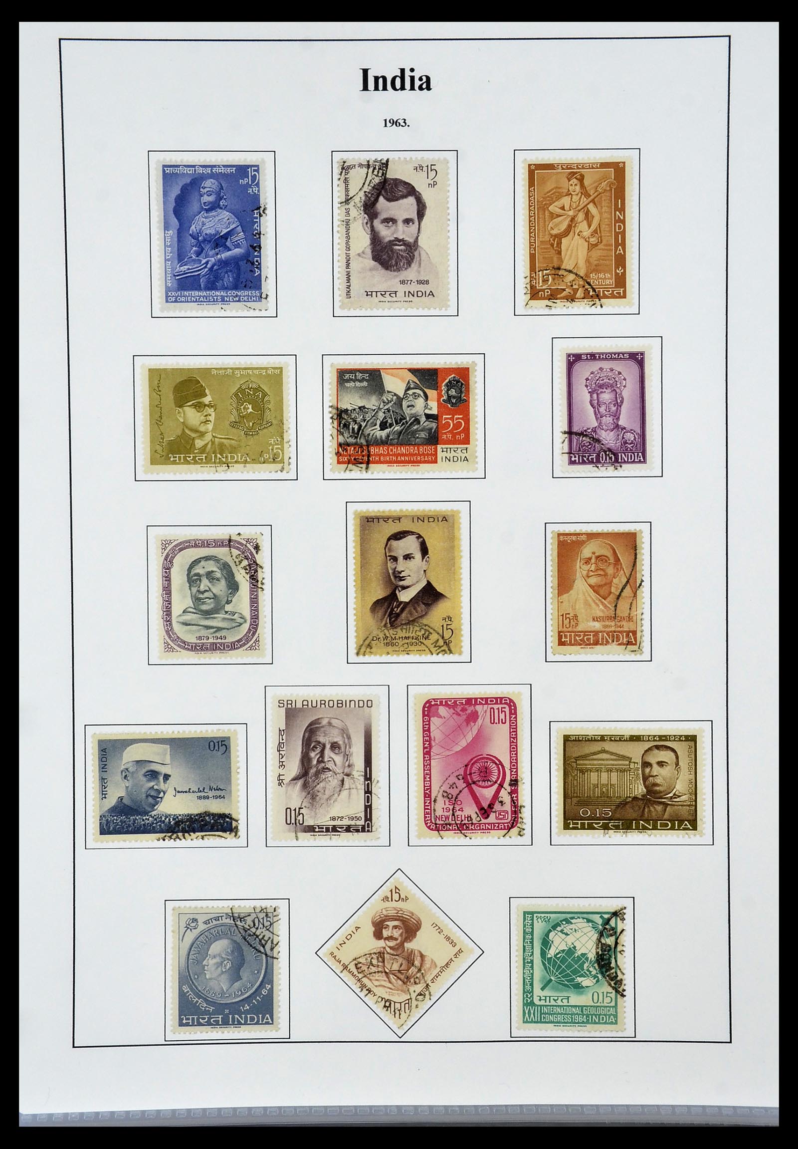 34010 026 - Postzegelverzameling 34010 India en Staten 1854-2018!