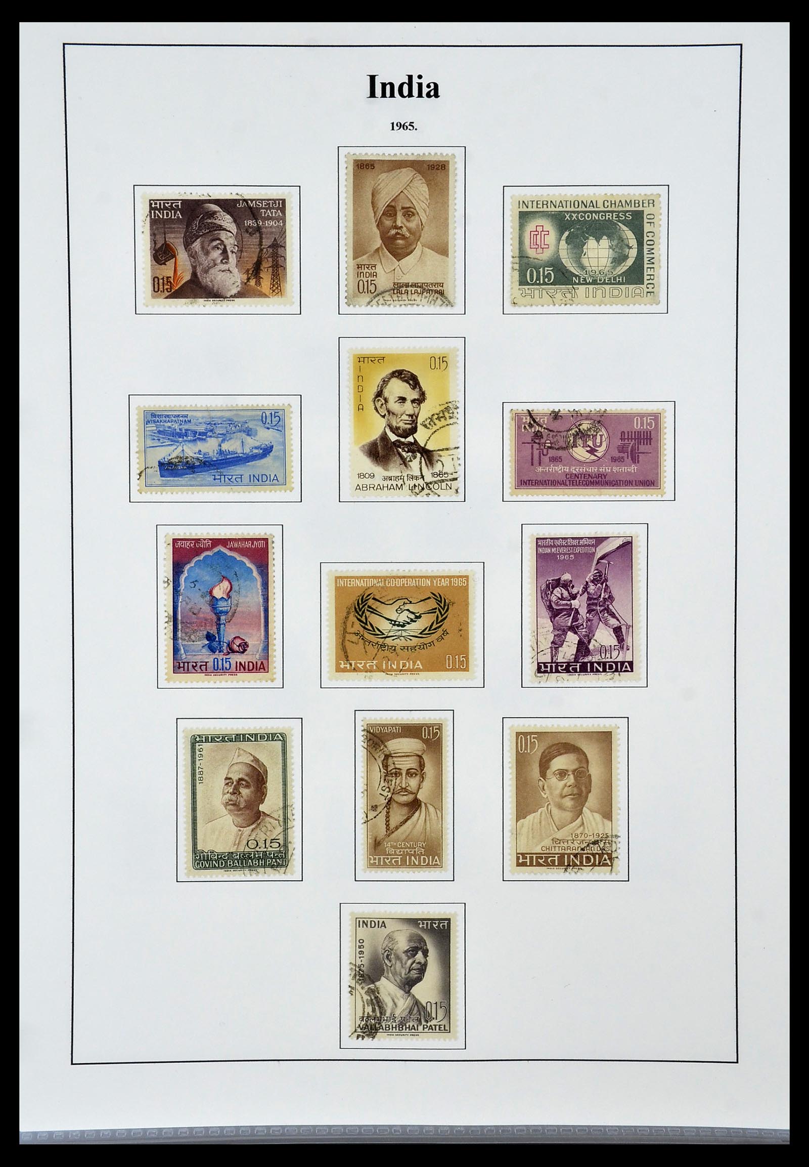 34010 027 - Postzegelverzameling 34010 India en Staten 1854-2018!