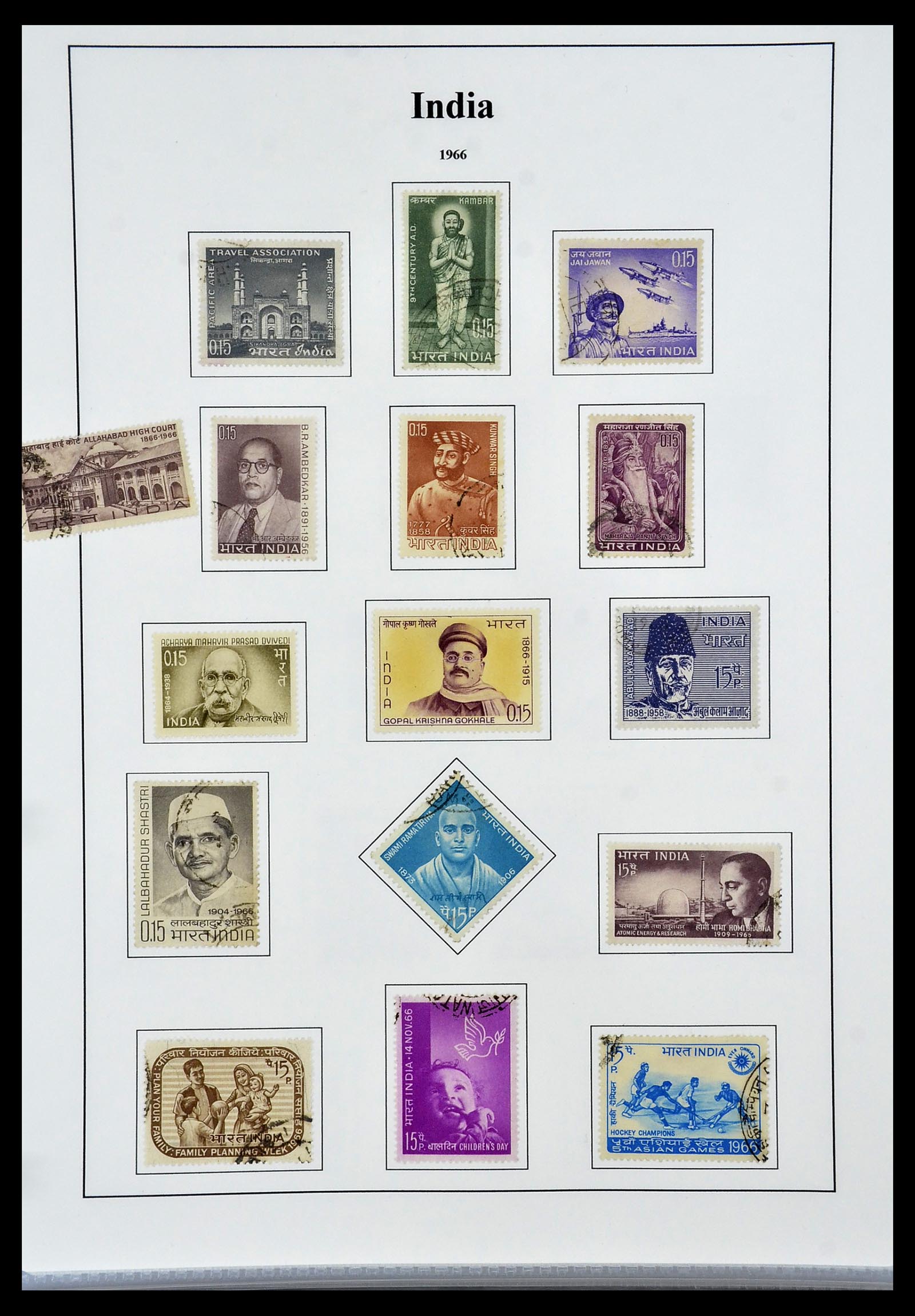 34010 029 - Stamp collection 34010 India and States 1854-2018!