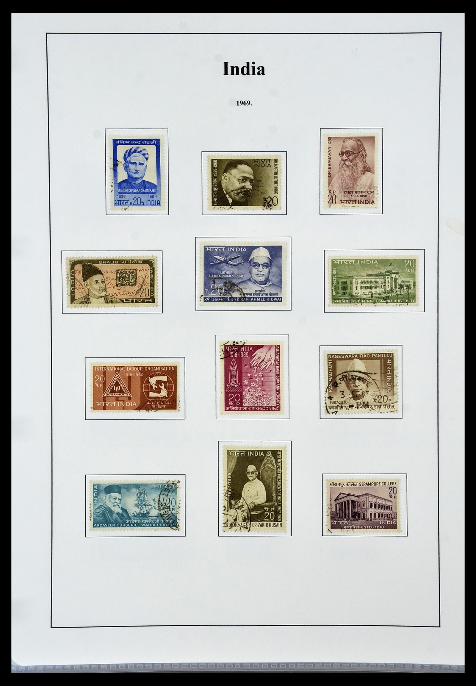 34010 033 - Postzegelverzameling 34010 India en Staten 1854-2018!