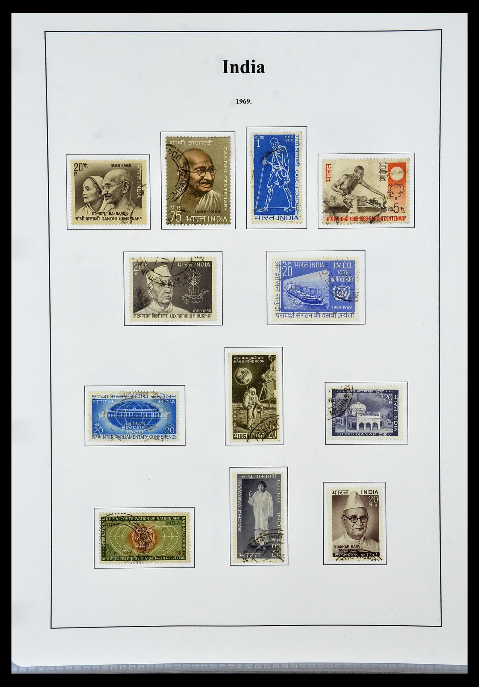 34010 034 - Stamp collection 34010 India and States 1854-2018!