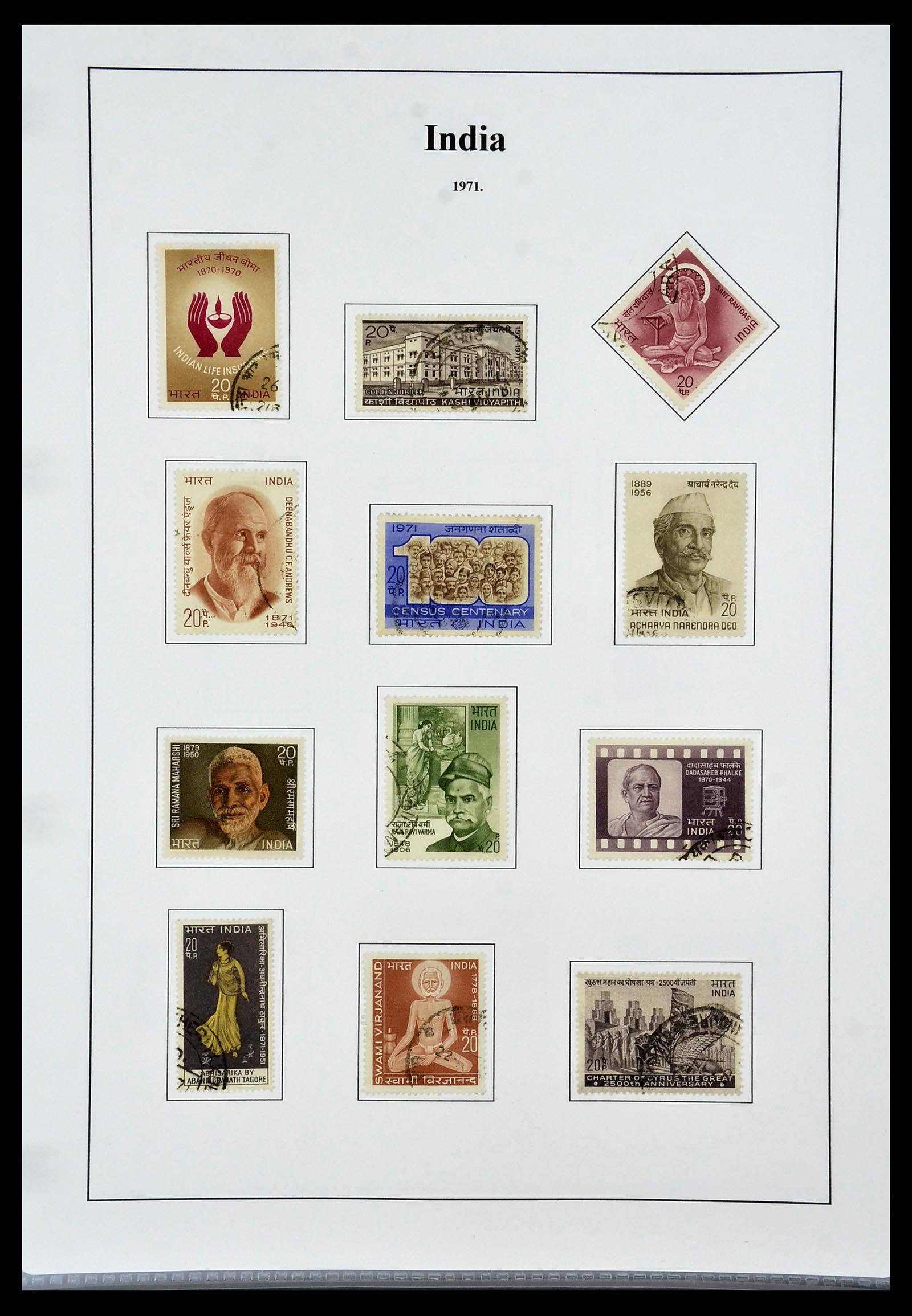 34010 037 - Stamp collection 34010 India and States 1854-2018!