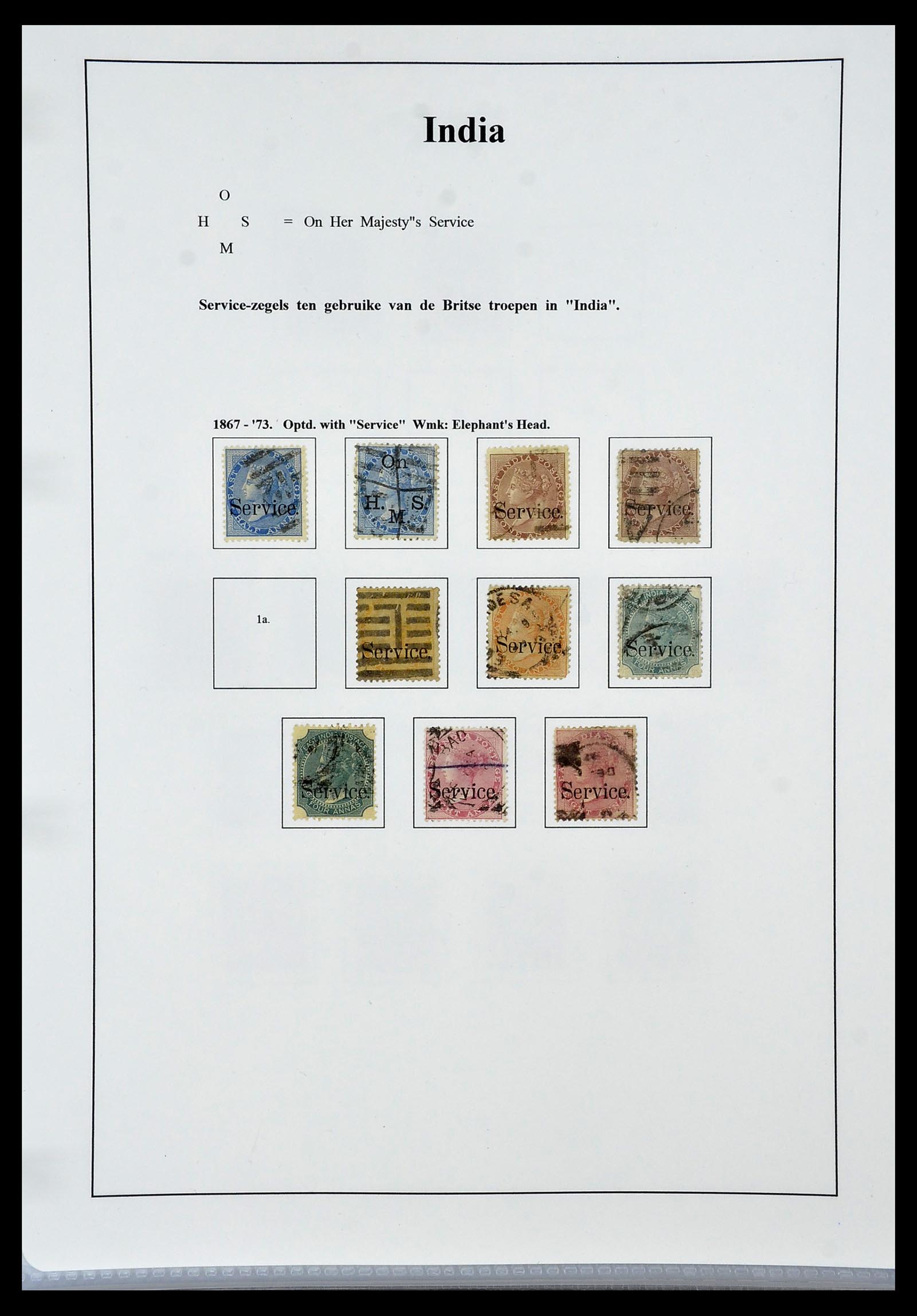 34010 039 - Stamp collection 34010 India and States 1854-2018!