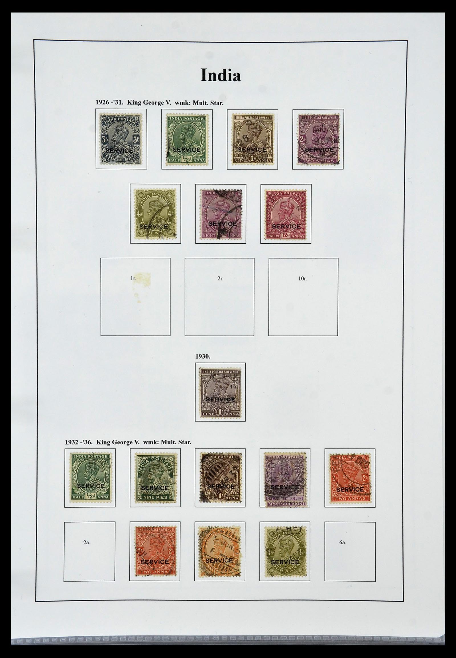 34010 045 - Stamp collection 34010 India and States 1854-2018!