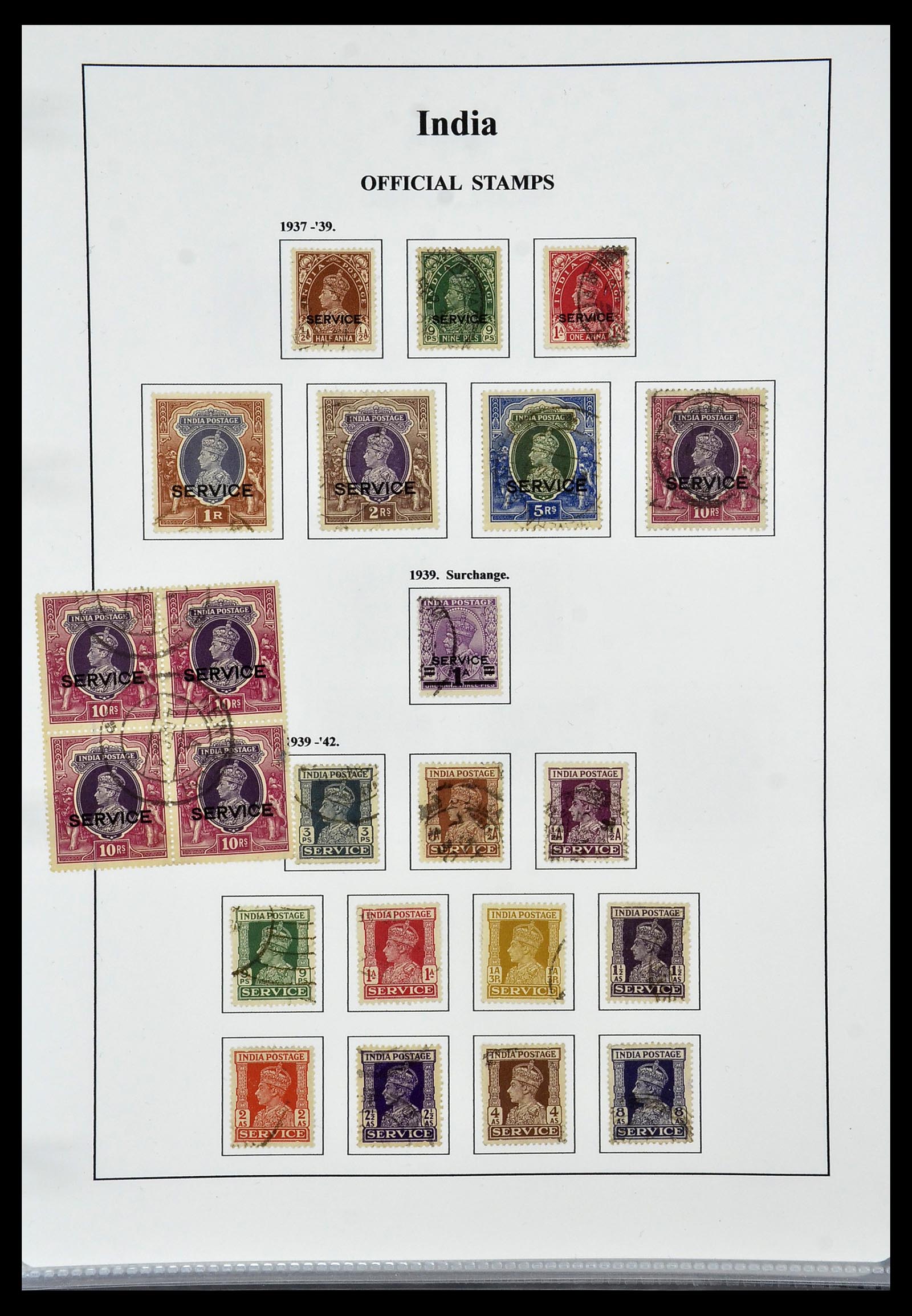 34010 046 - Stamp collection 34010 India and States 1854-2018!