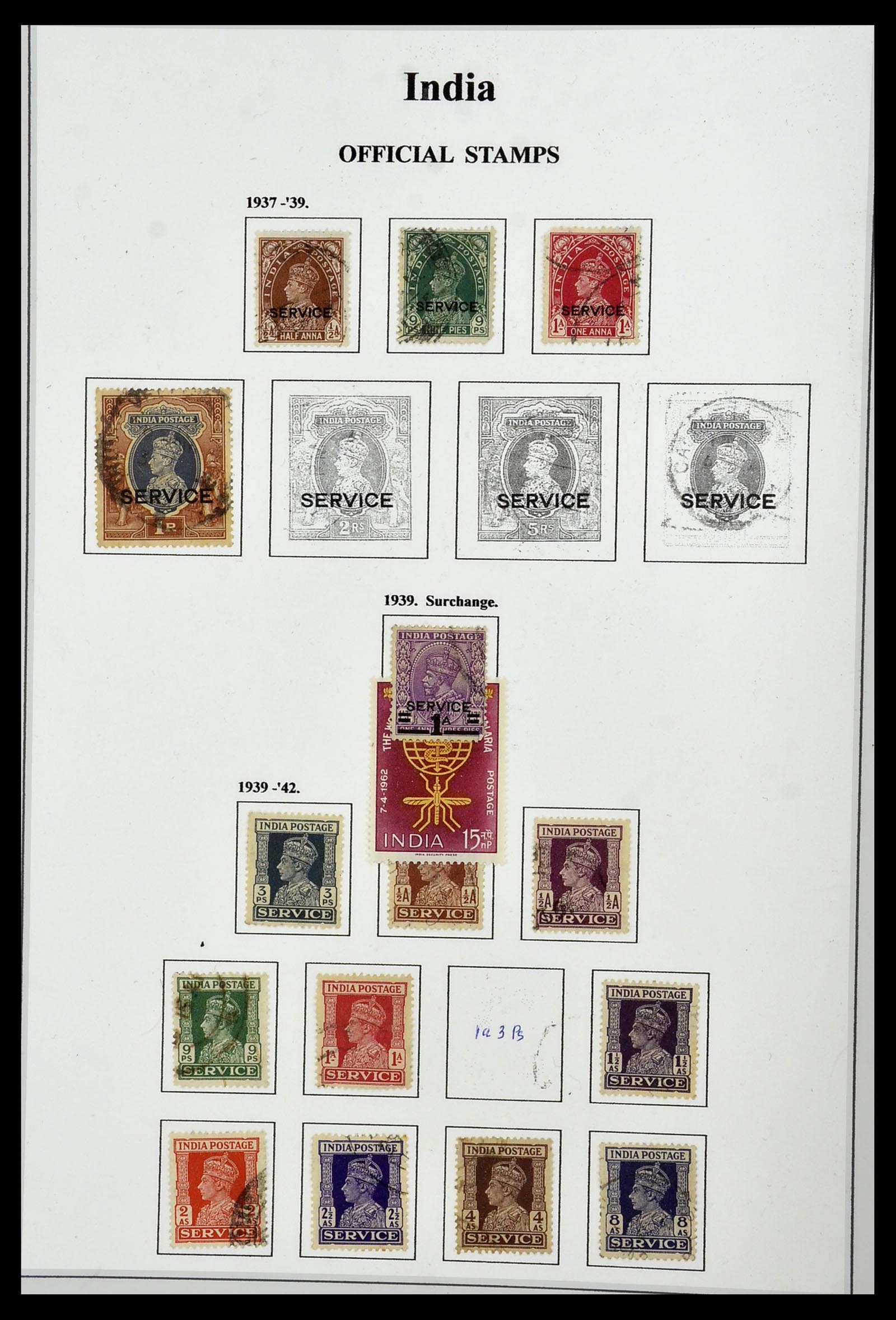 34010 053 - Stamp collection 34010 India and States 1854-2018!