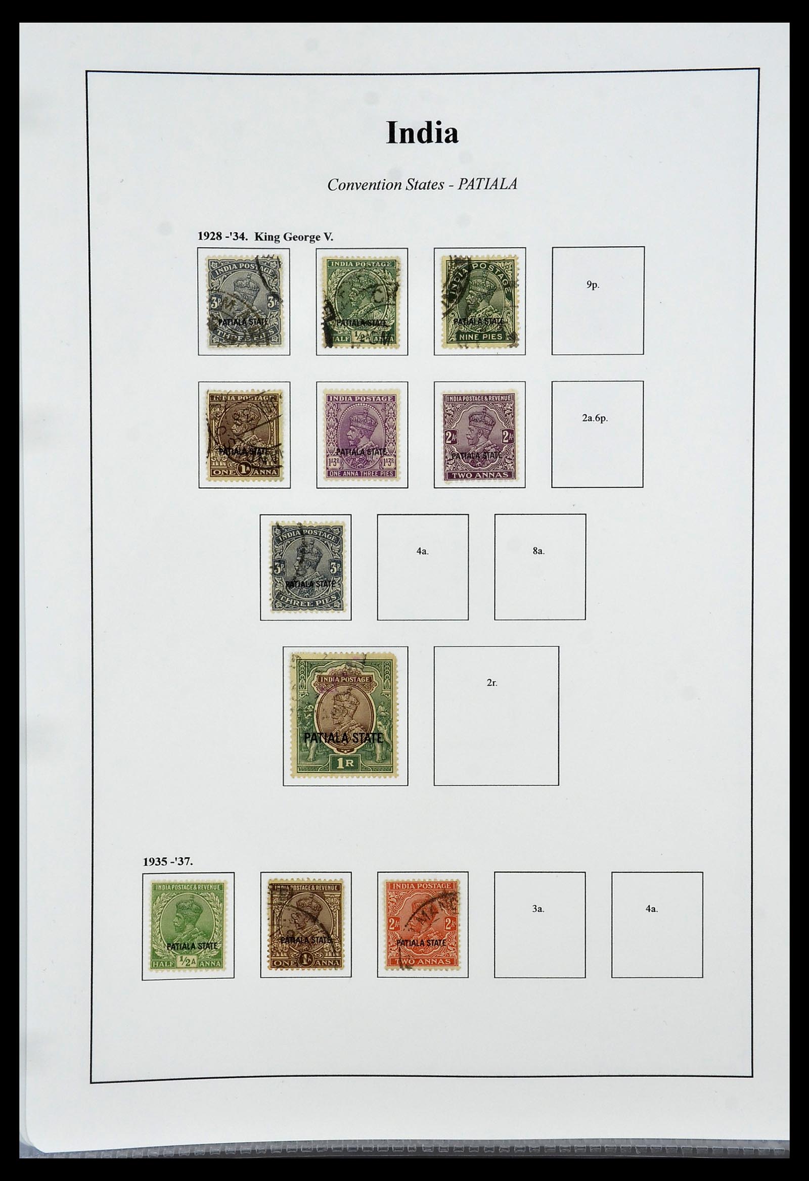 34010 065 - Stamp collection 34010 India and States 1854-2018!