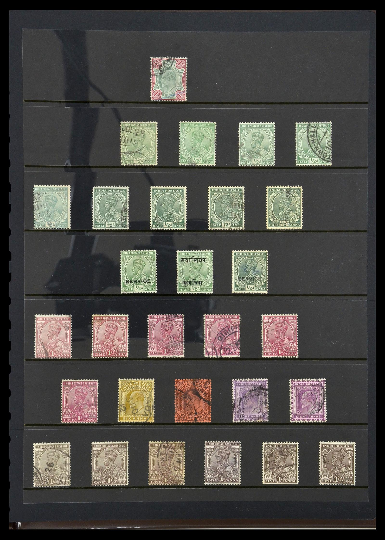 34010 140 - Postzegelverzameling 34010 India en Staten 1854-2018!
