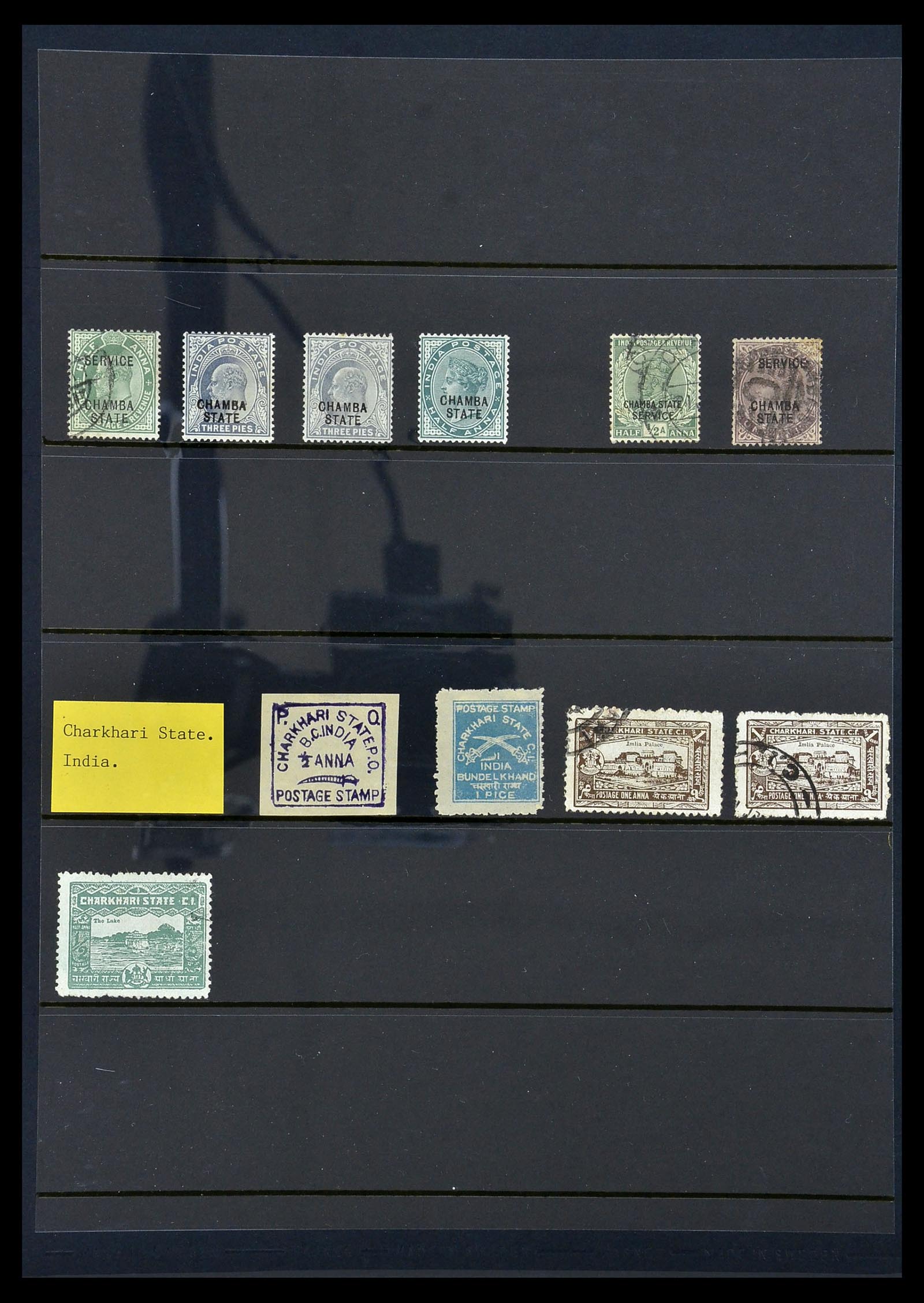 34010 182 - Stamp collection 34010 India and States 1854-2018!