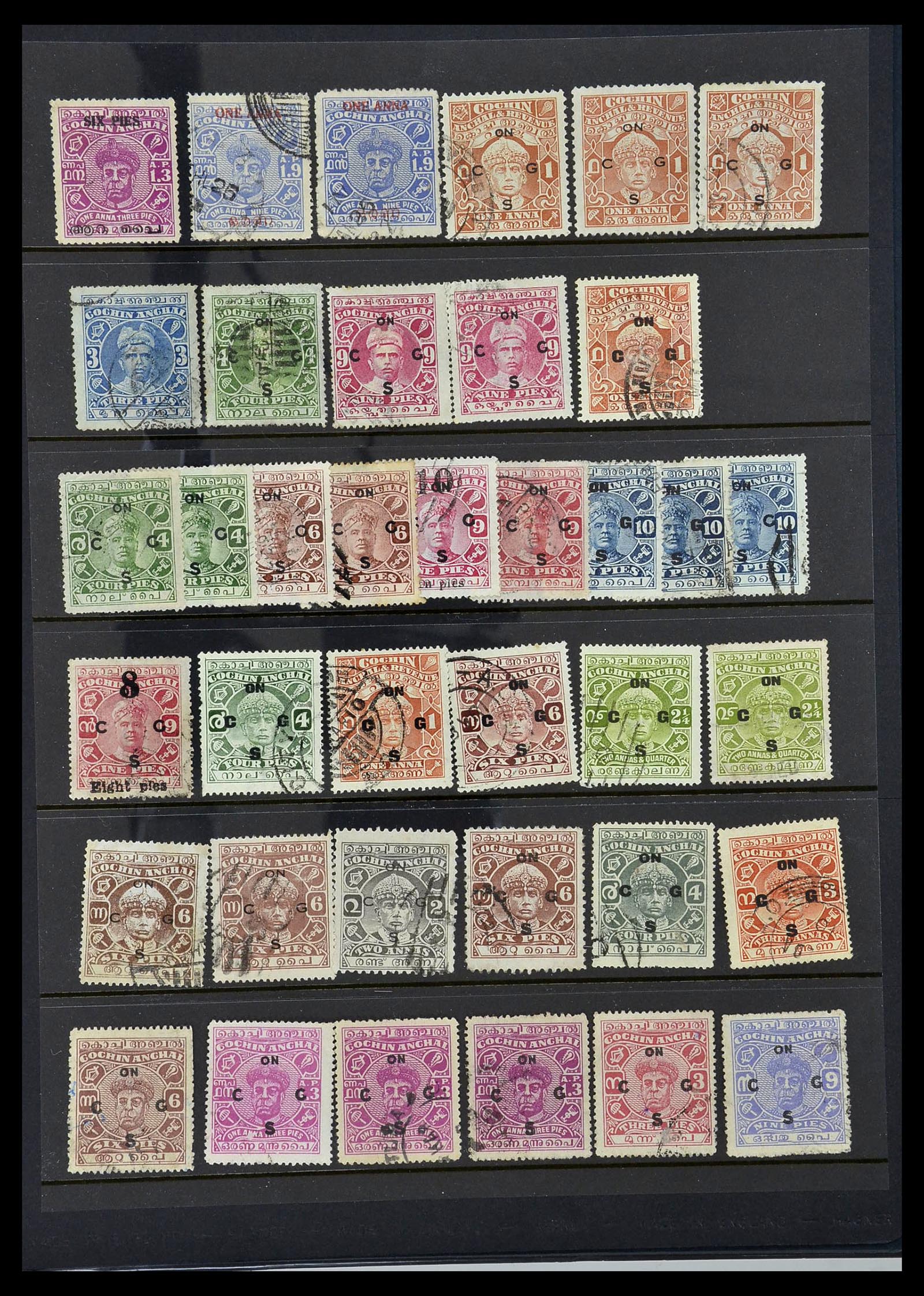 34010 189 - Stamp collection 34010 India and States 1854-2018!