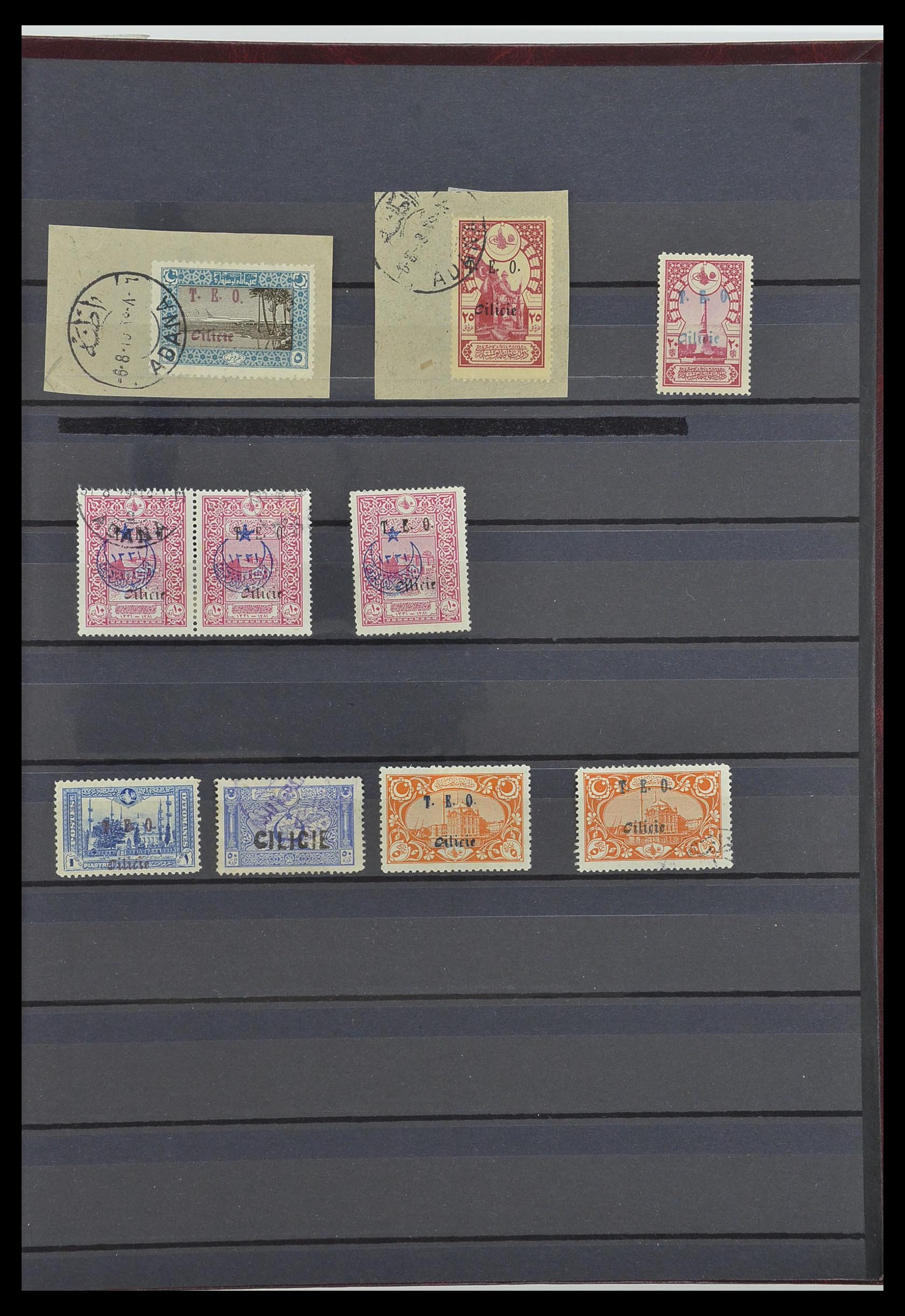 34012 009 - Postzegelverzameling 34012 Cilicië 1919-1920.