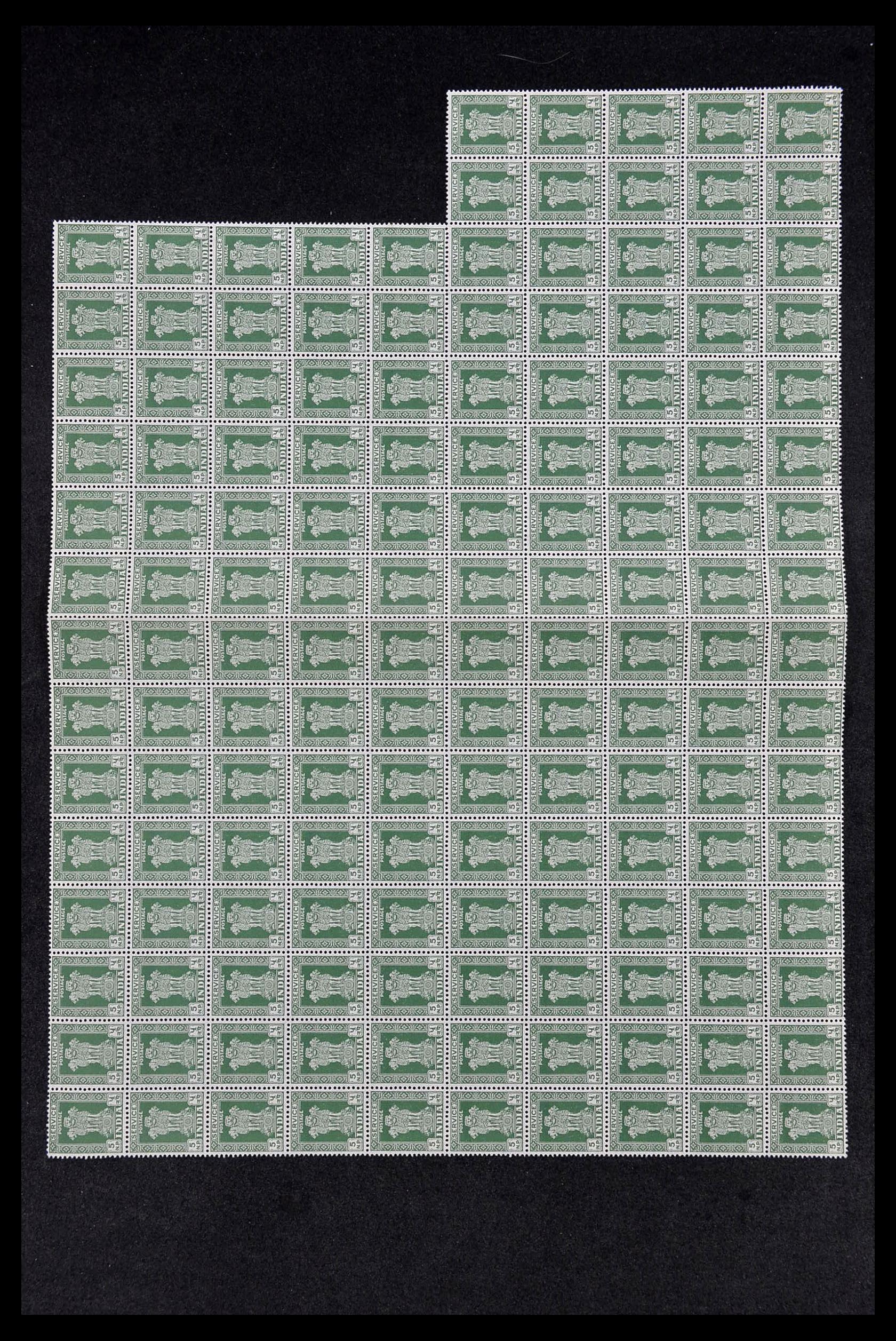 34016 020 - Postzegelverzameling 34016 India dienstzegels 1958-1971.