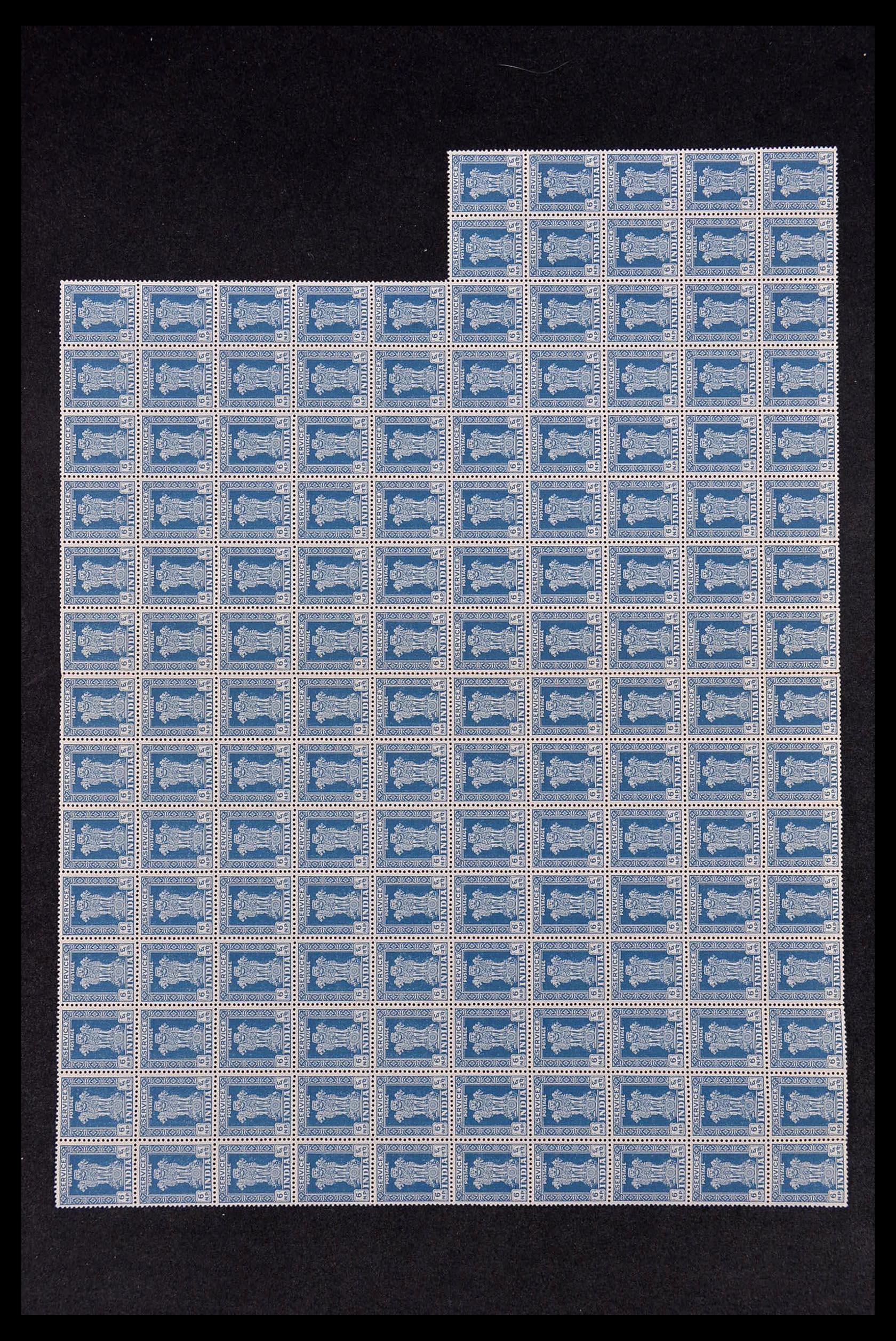 34016 029 - Postzegelverzameling 34016 India dienstzegels 1958-1971.