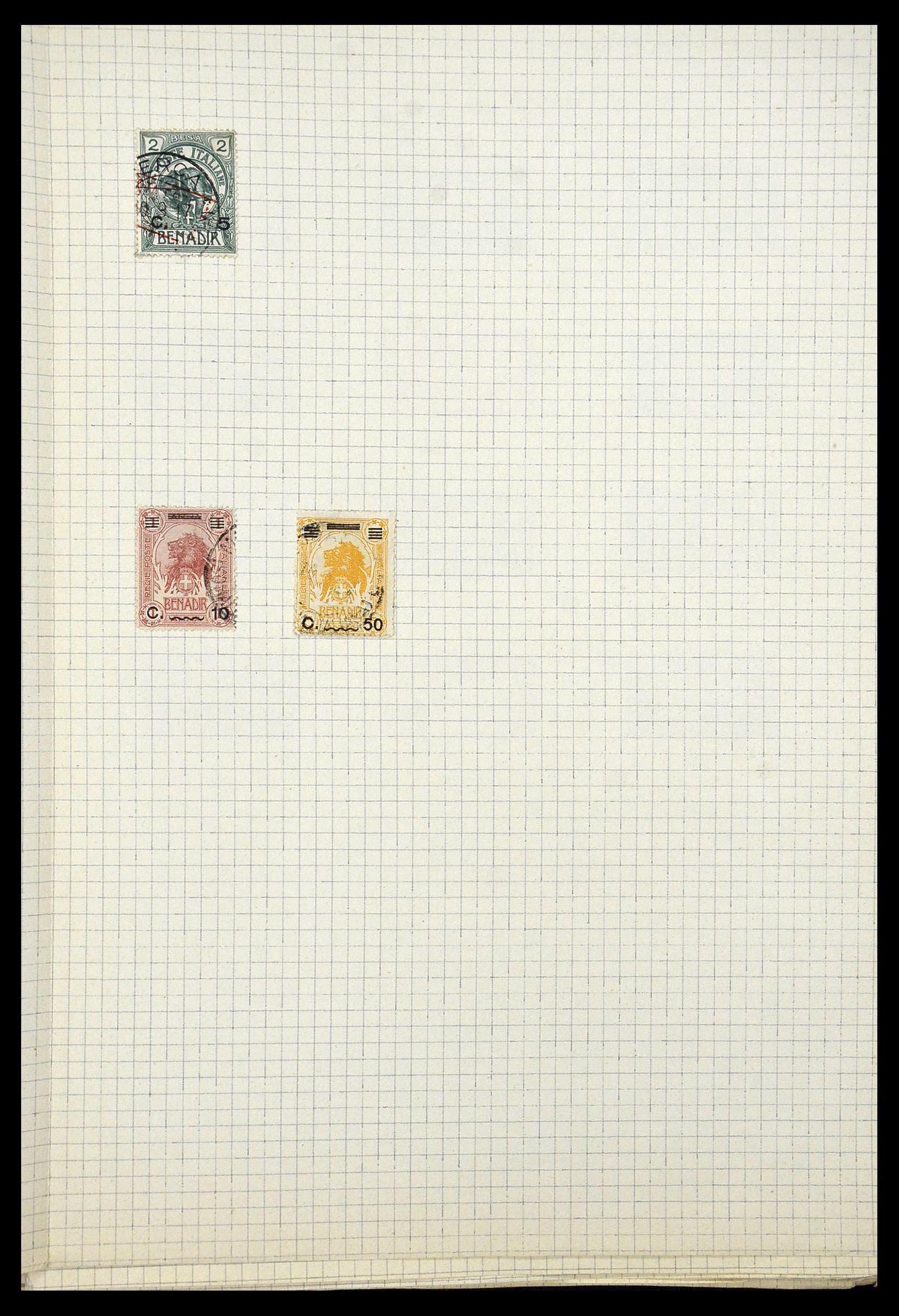 34017 004 - Postzegelverzameling 34017 Italiaanse koloniën en gebieden 1900-1950.