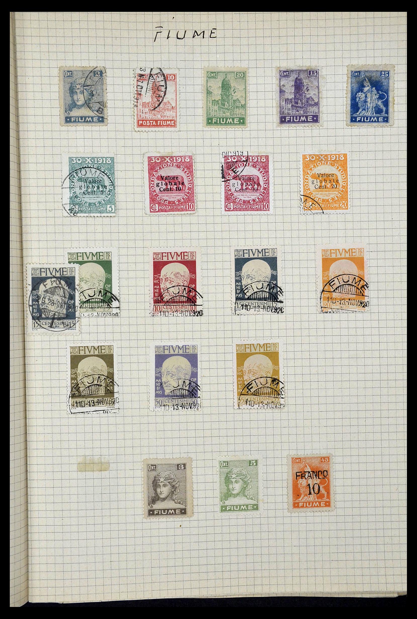 34017 013 - Postzegelverzameling 34017 Italiaanse koloniën en gebieden 1900-1950.