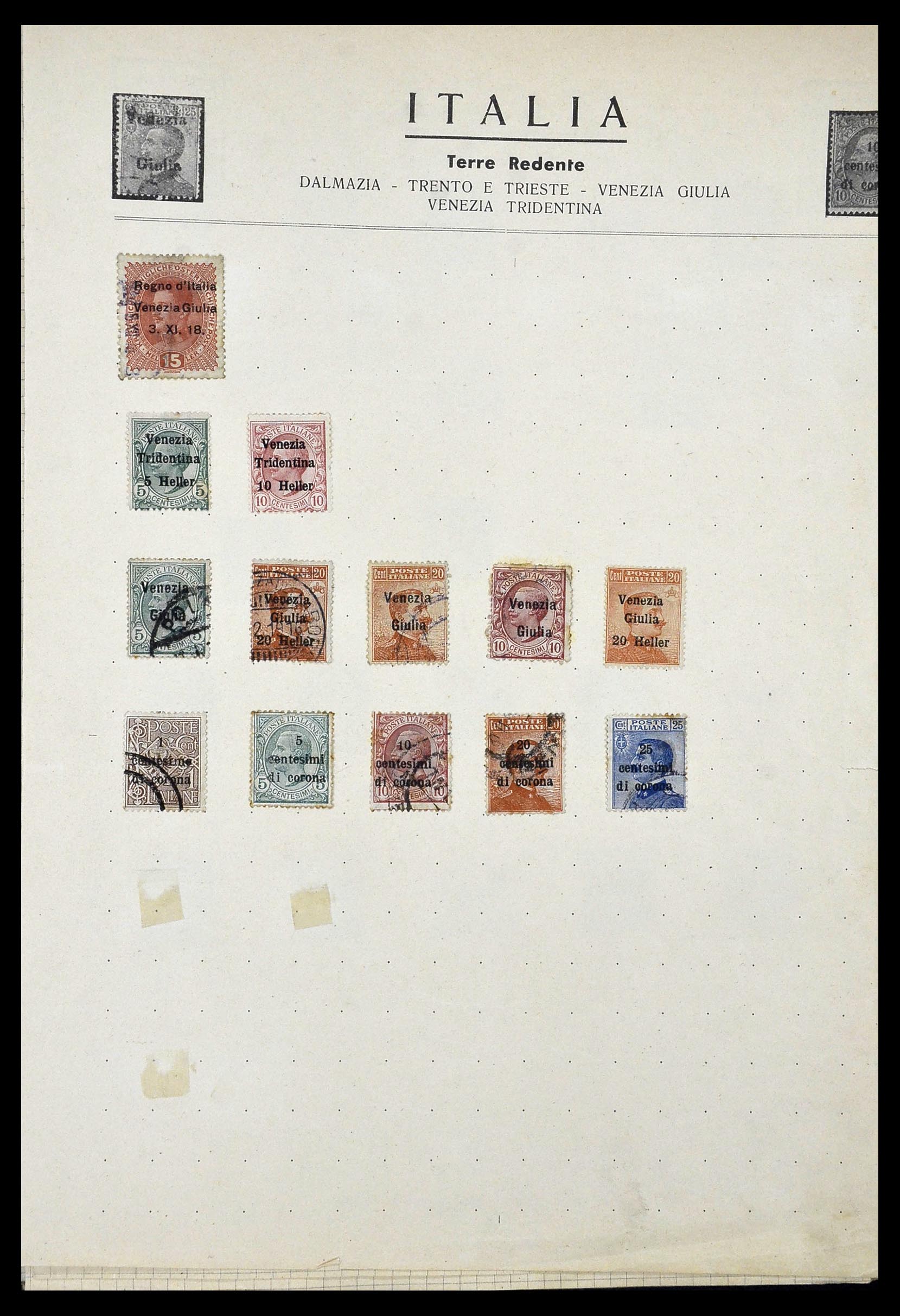 34017 016 - Postzegelverzameling 34017 Italiaanse koloniën en gebieden 1900-1950.