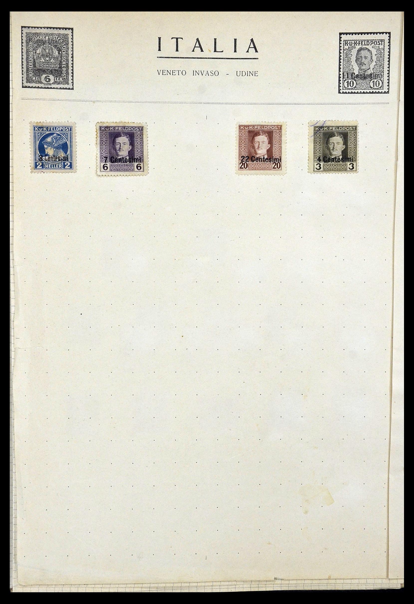 34017 017 - Postzegelverzameling 34017 Italiaanse koloniën en gebieden 1900-1950.