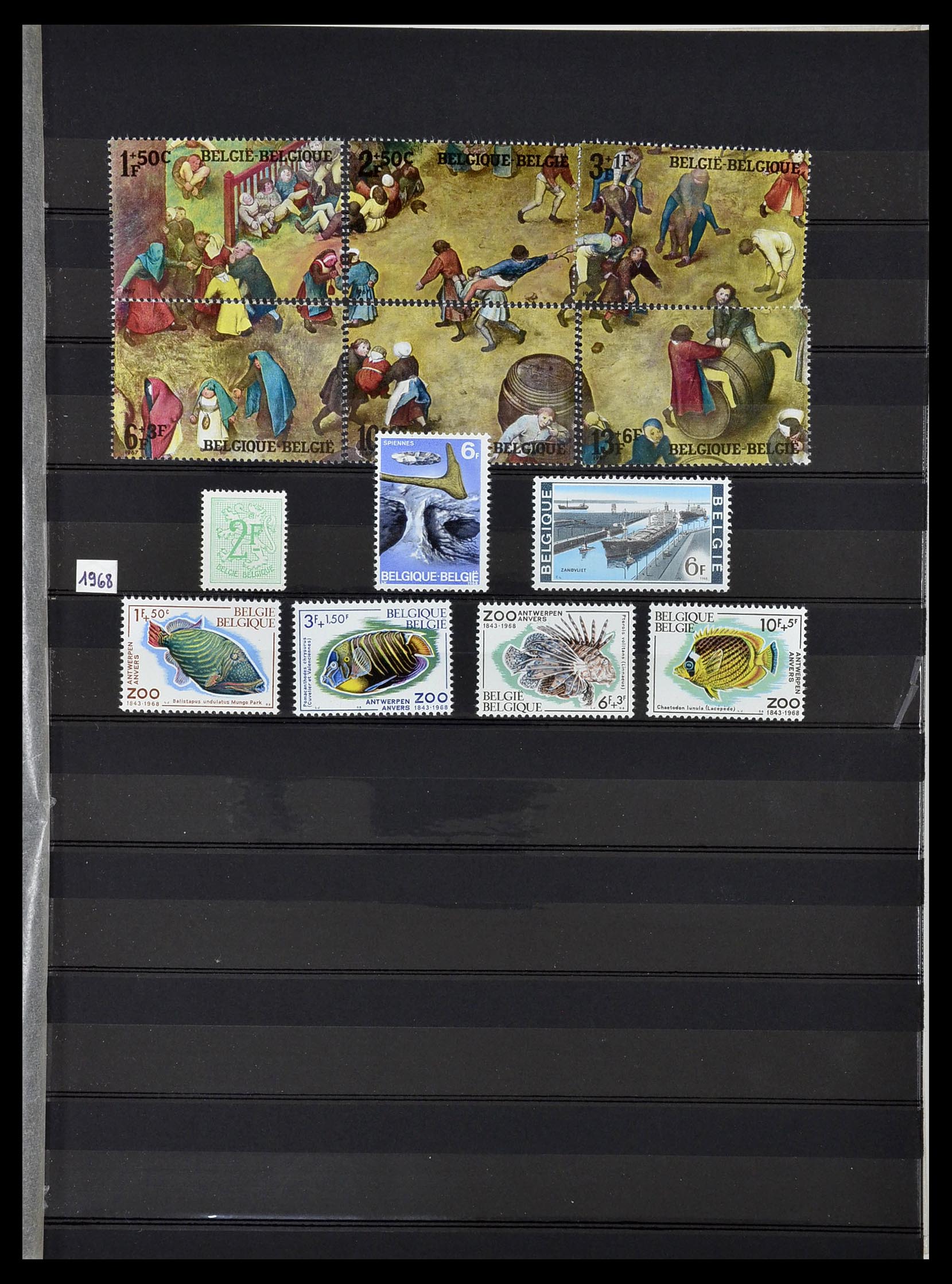 34019 005 - Stamp collection 34019 Belgium 1960-2004.