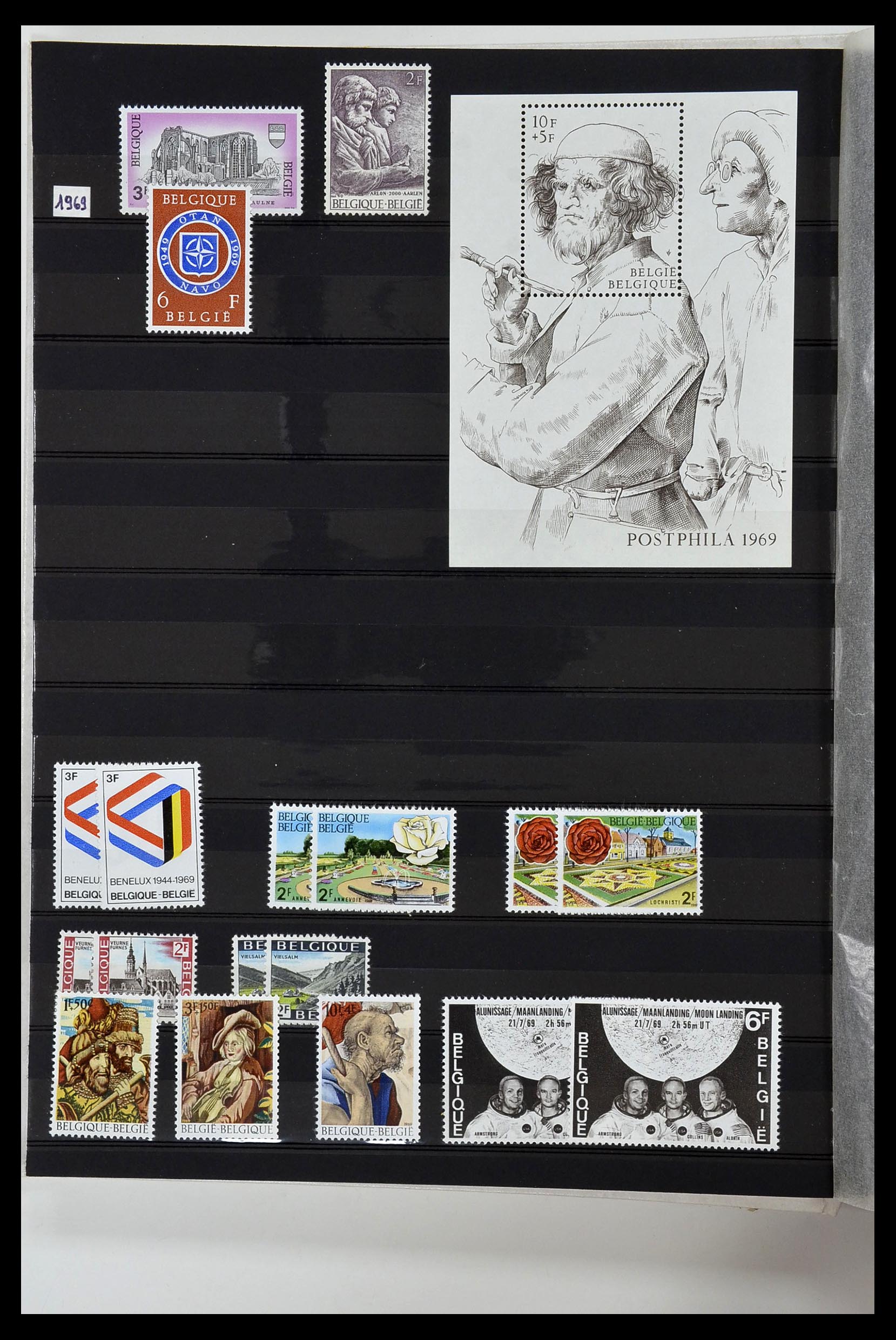 34019 006 - Stamp collection 34019 Belgium 1960-2004.