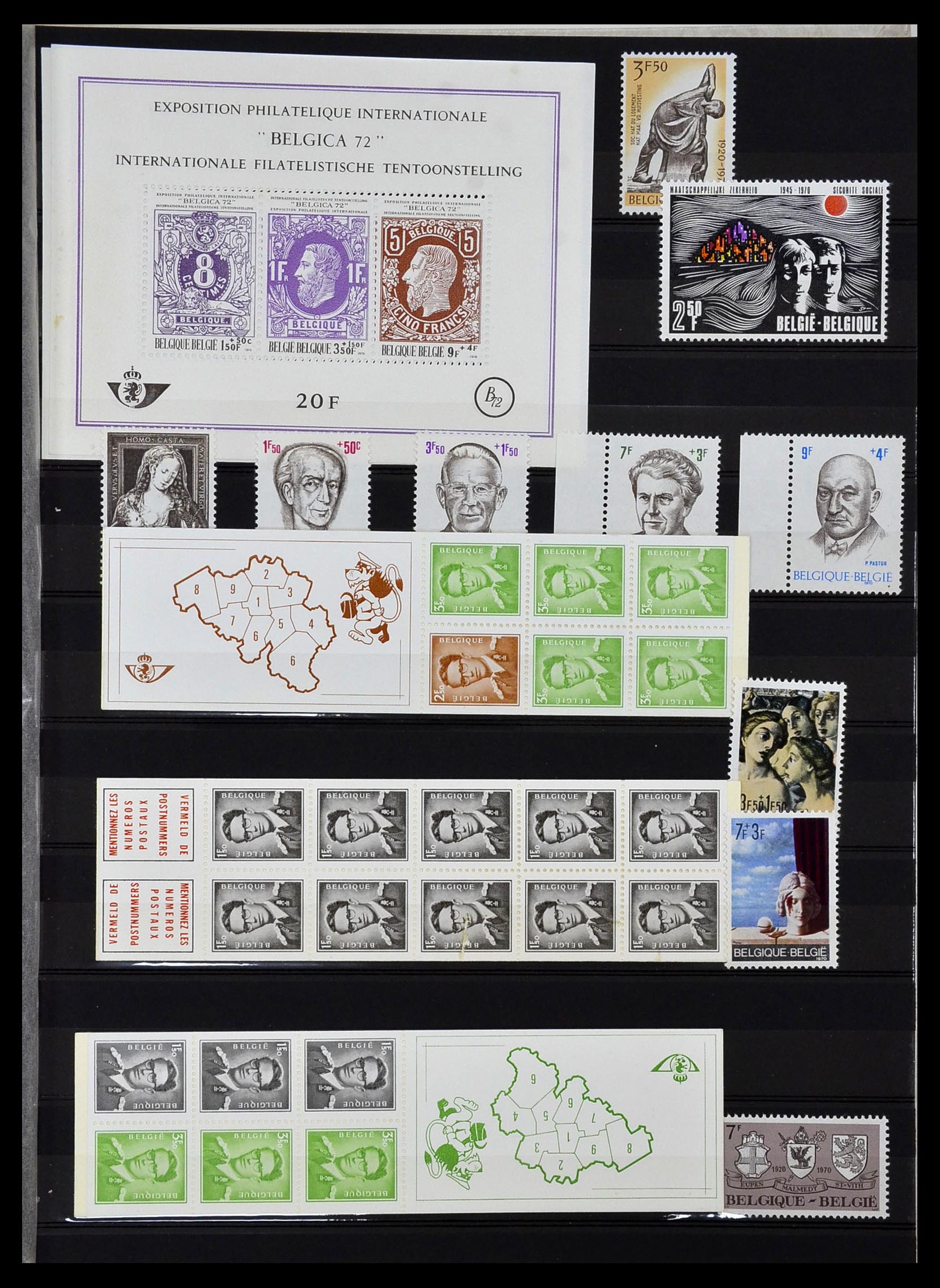 34019 009 - Postzegelverzameling 34019 België 1960-2004.