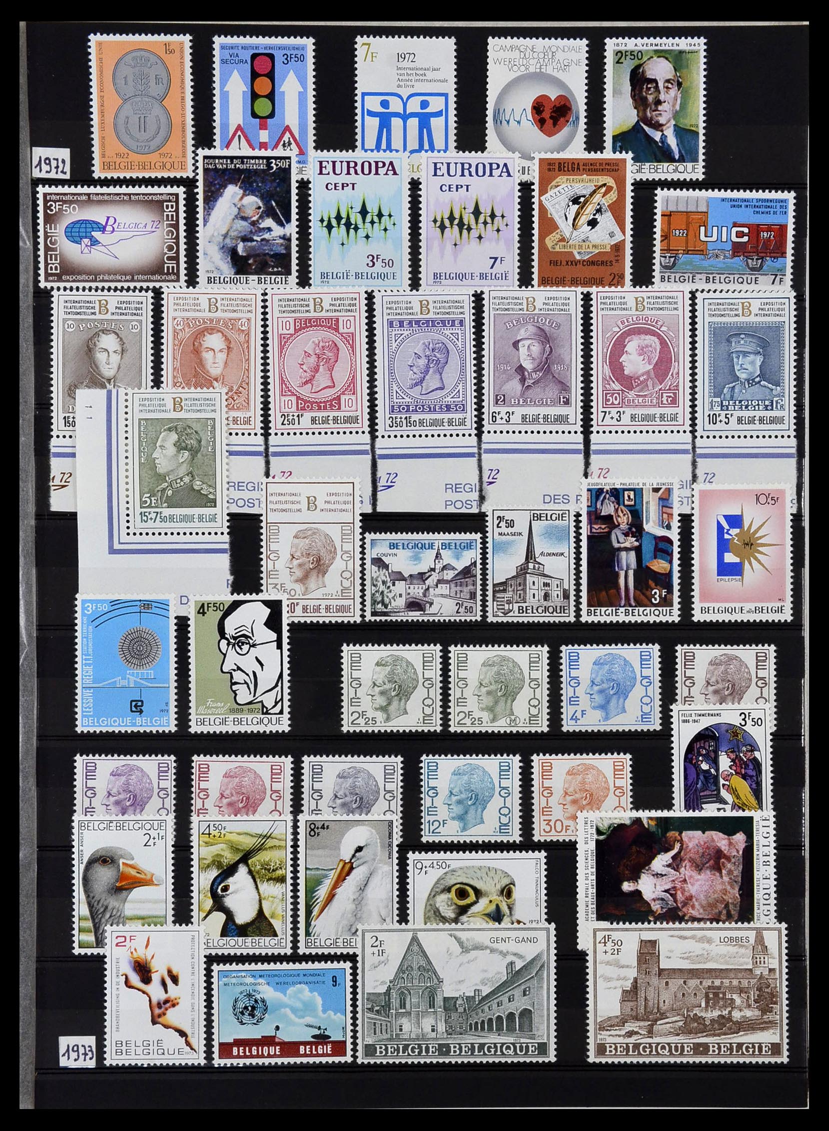 34019 011 - Postzegelverzameling 34019 België 1960-2004.
