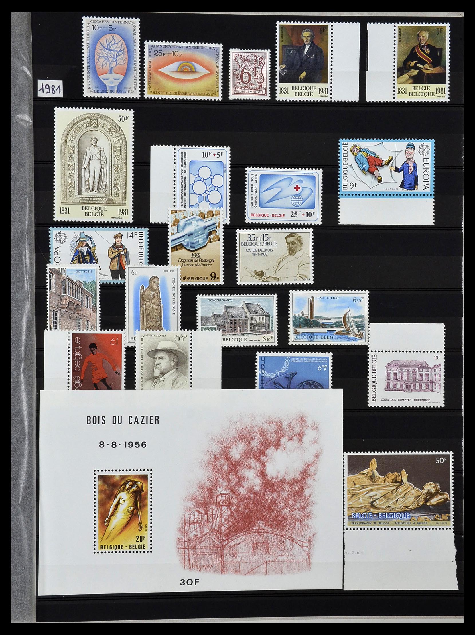 34019 023 - Stamp collection 34019 Belgium 1960-2004.
