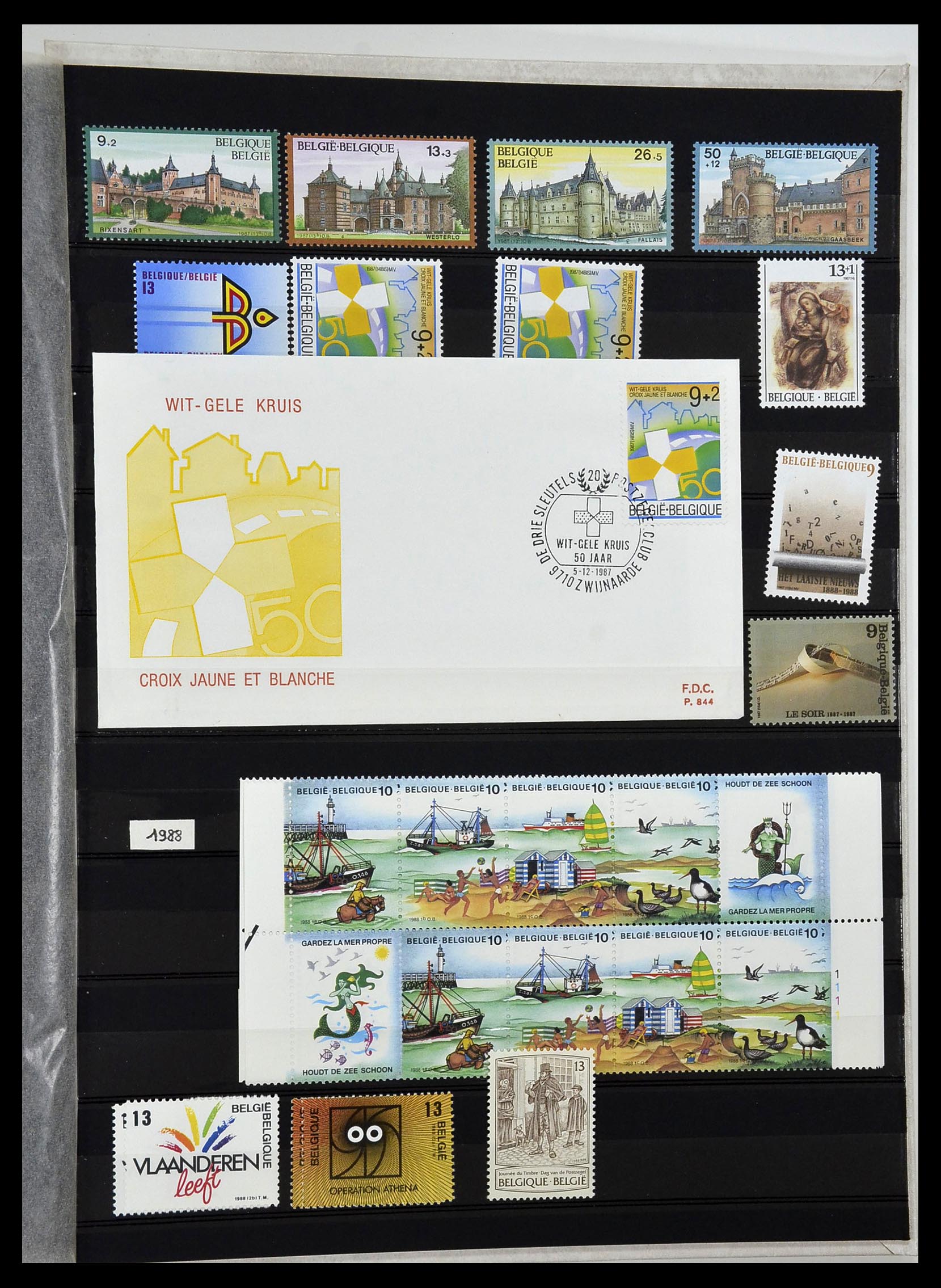 34019 031 - Stamp collection 34019 Belgium 1960-2004.