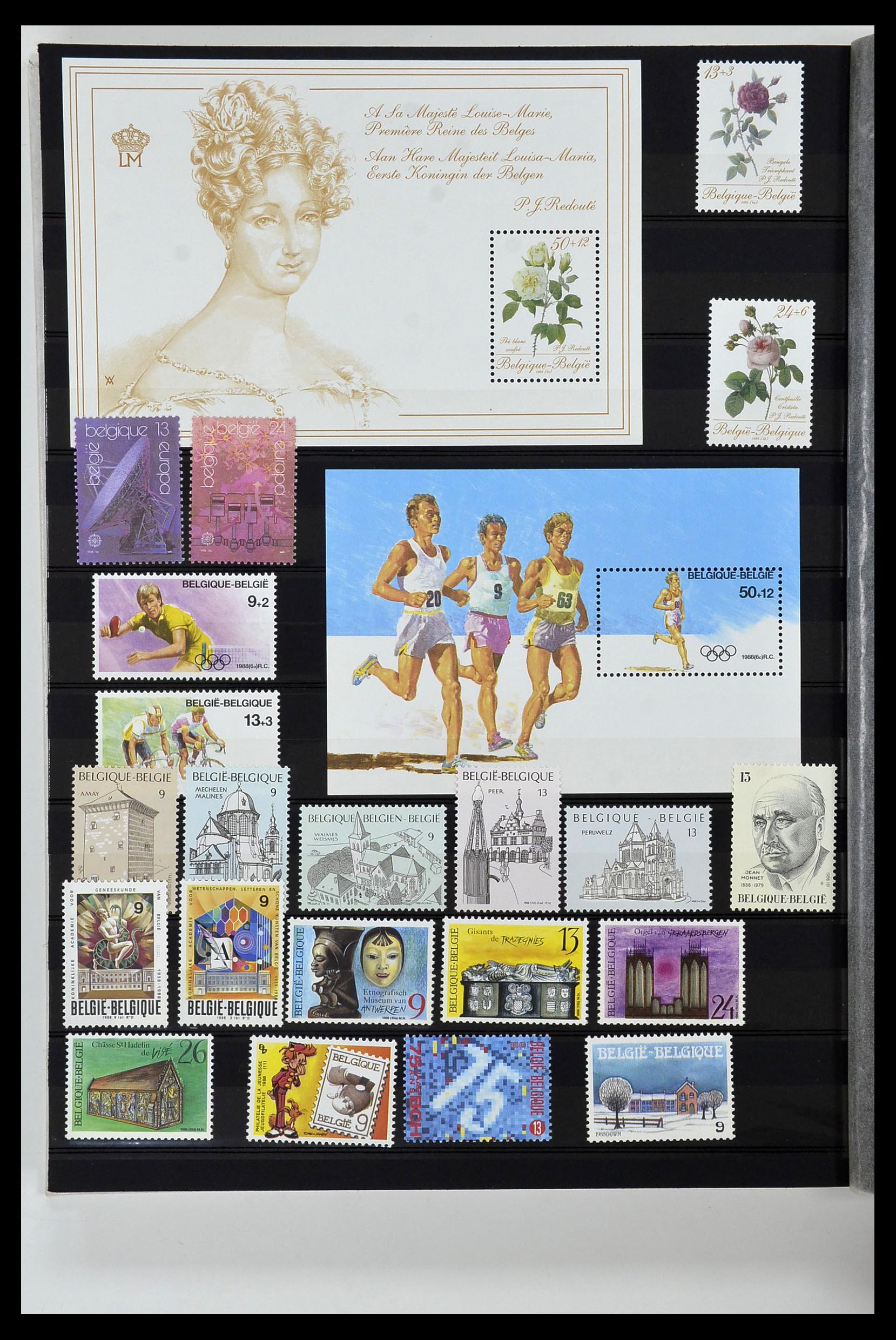 34019 032 - Stamp collection 34019 Belgium 1960-2004.