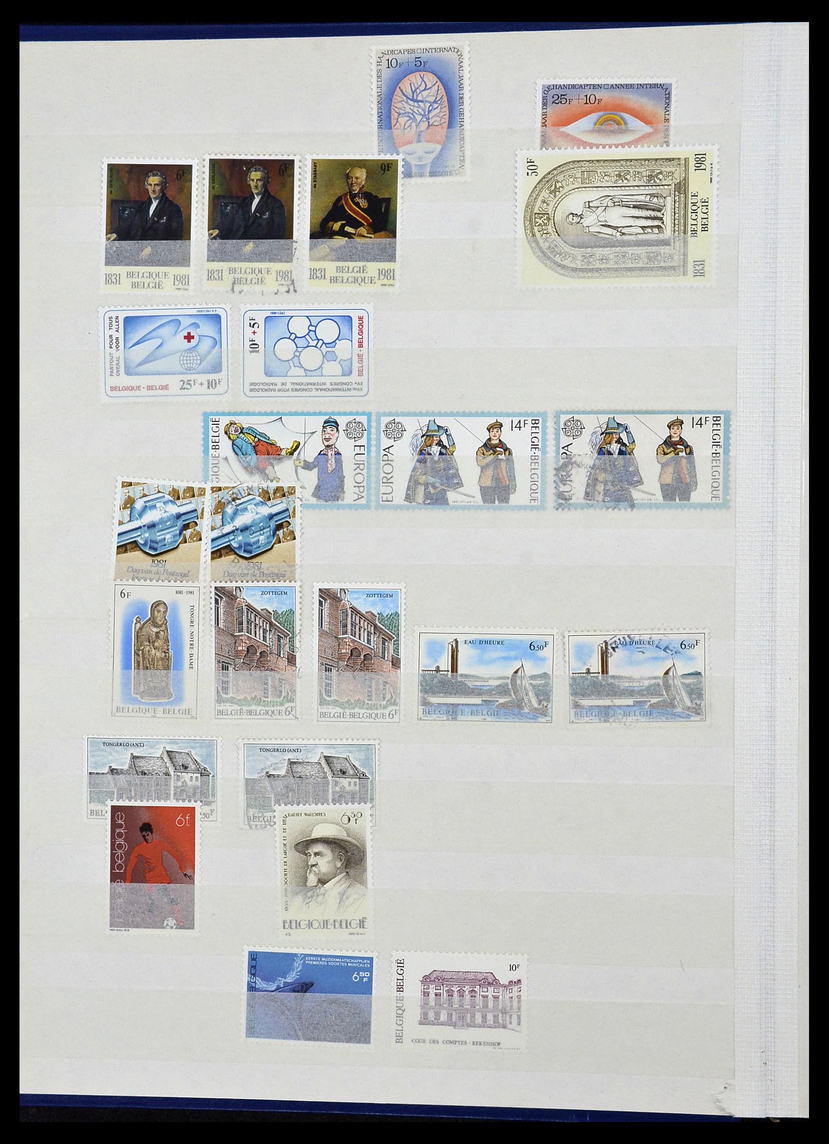 34019 035 - Postzegelverzameling 34019 België 1960-2004.