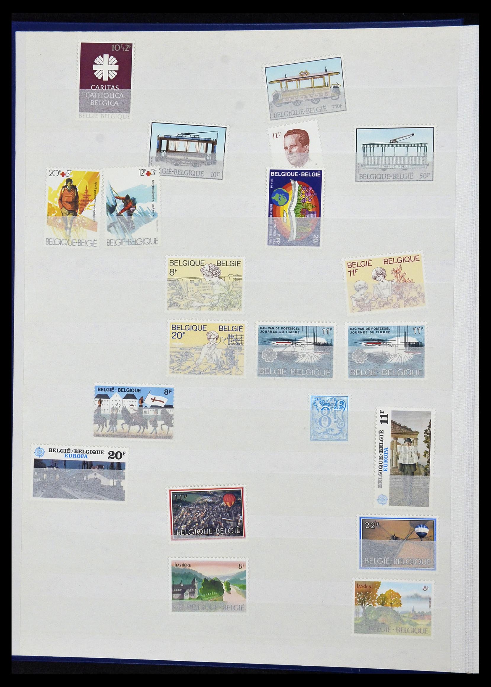 34019 039 - Stamp collection 34019 Belgium 1960-2004.