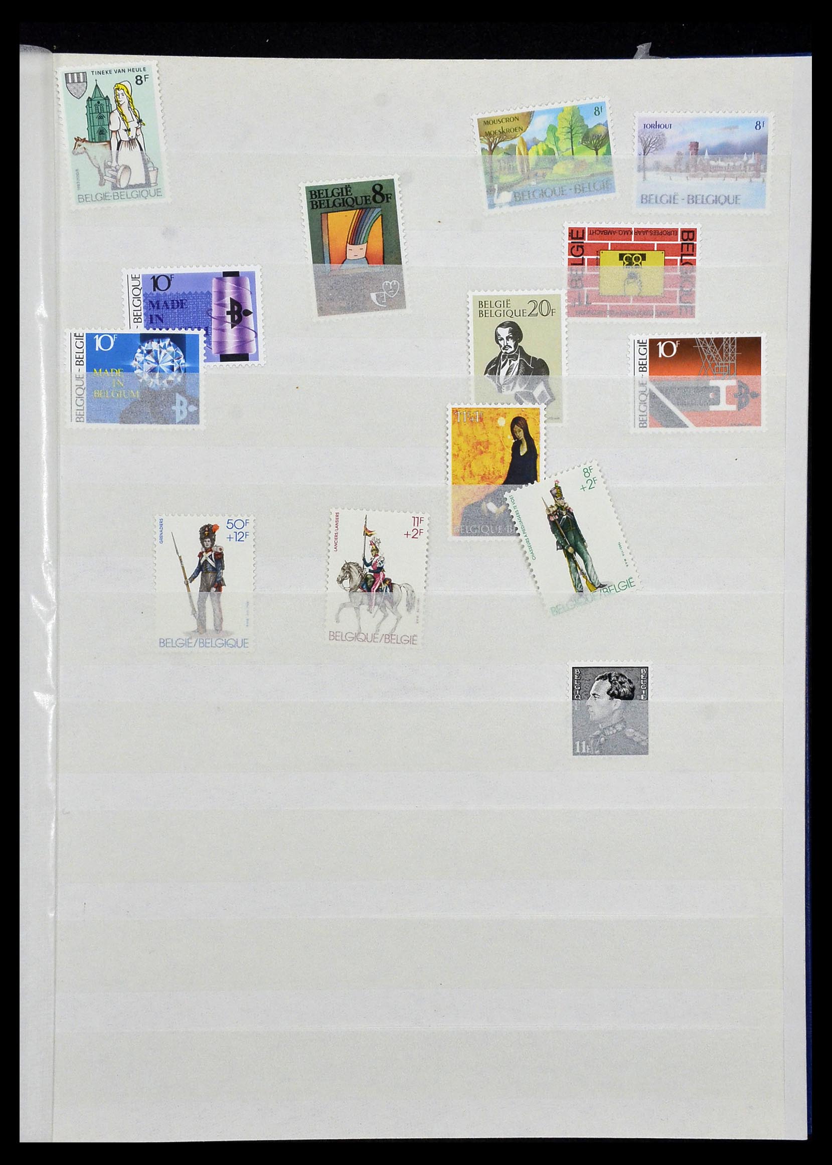 34019 040 - Stamp collection 34019 Belgium 1960-2004.