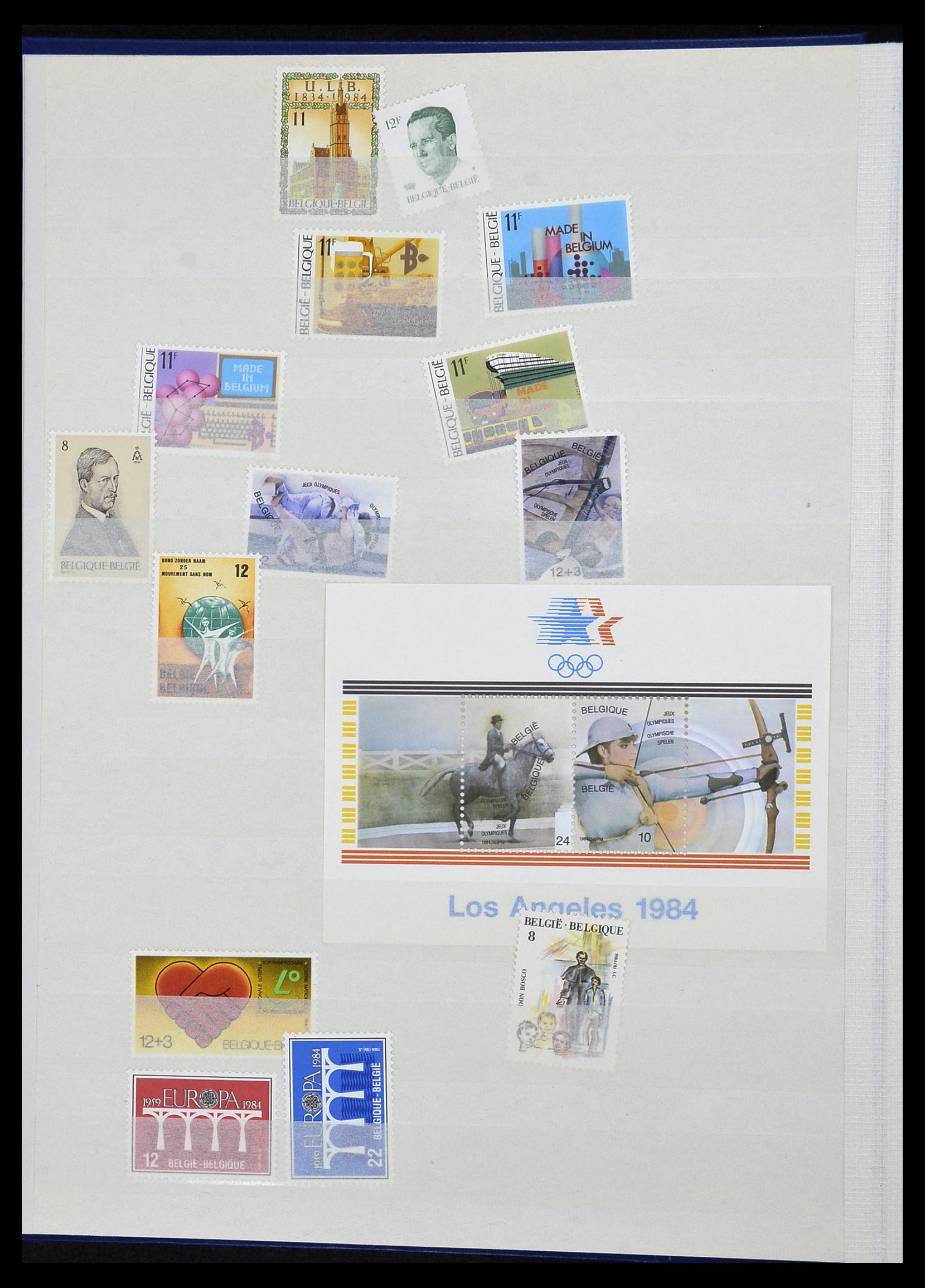34019 041 - Stamp collection 34019 Belgium 1960-2004.