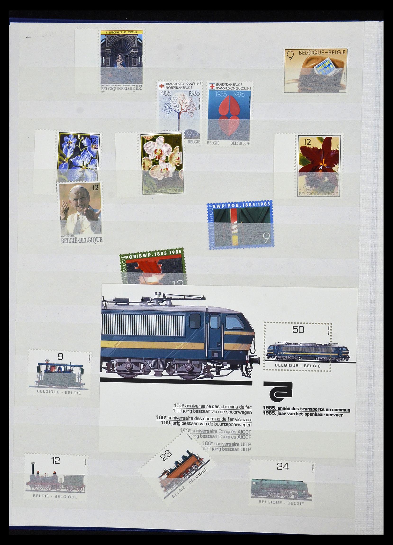 34019 043 - Postzegelverzameling 34019 België 1960-2004.