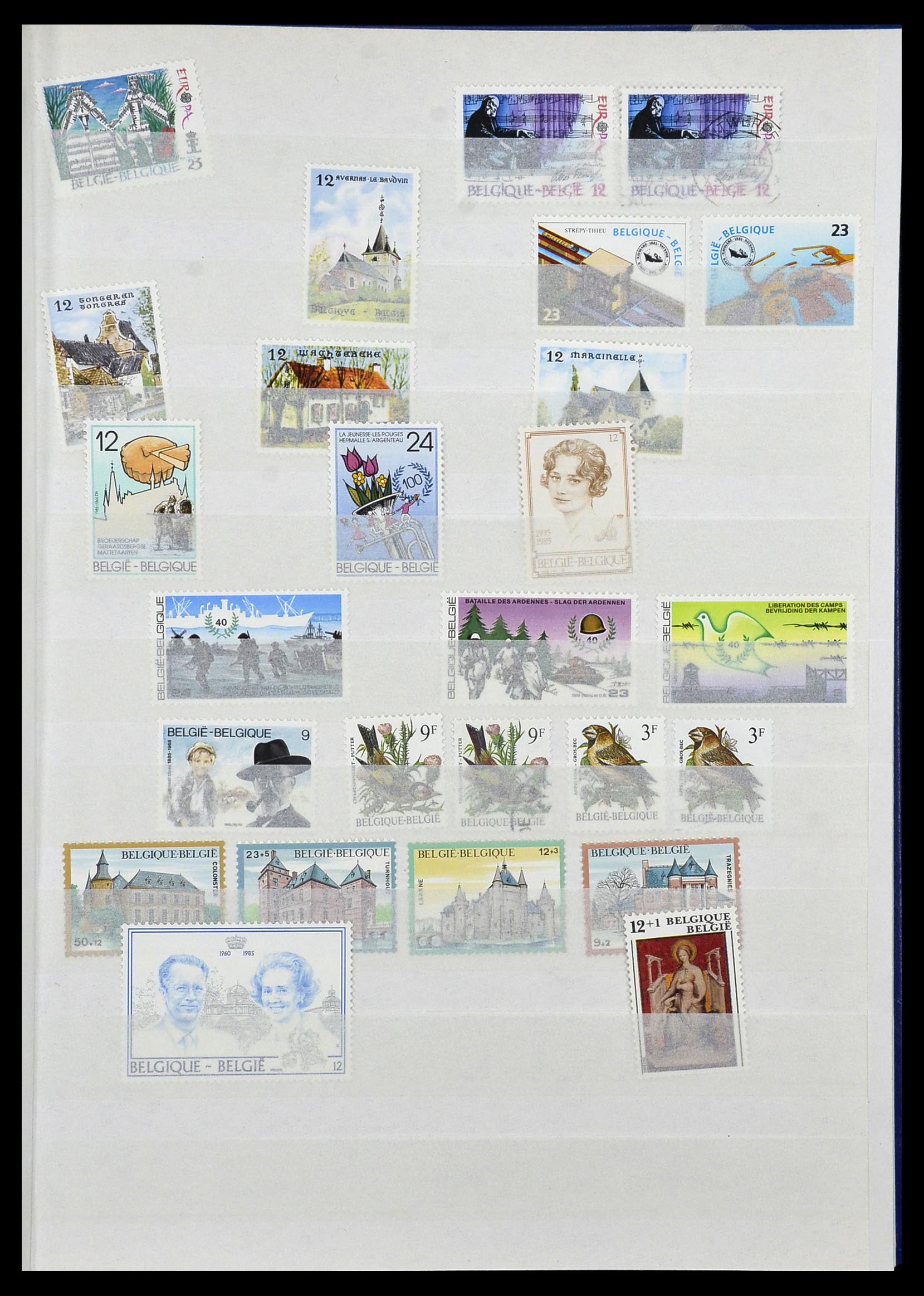34019 044 - Stamp collection 34019 Belgium 1960-2004.