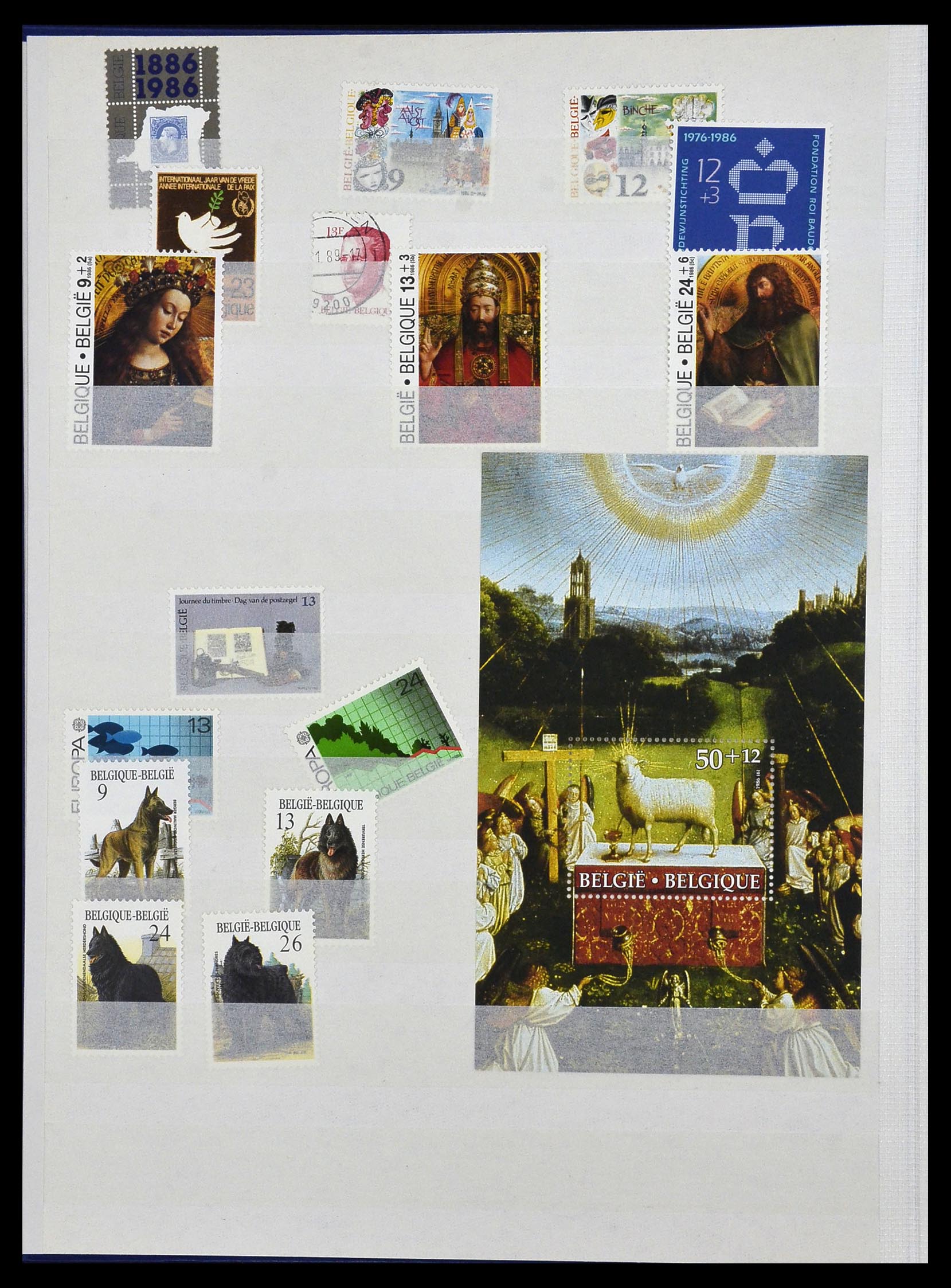 34019 045 - Postzegelverzameling 34019 België 1960-2004.