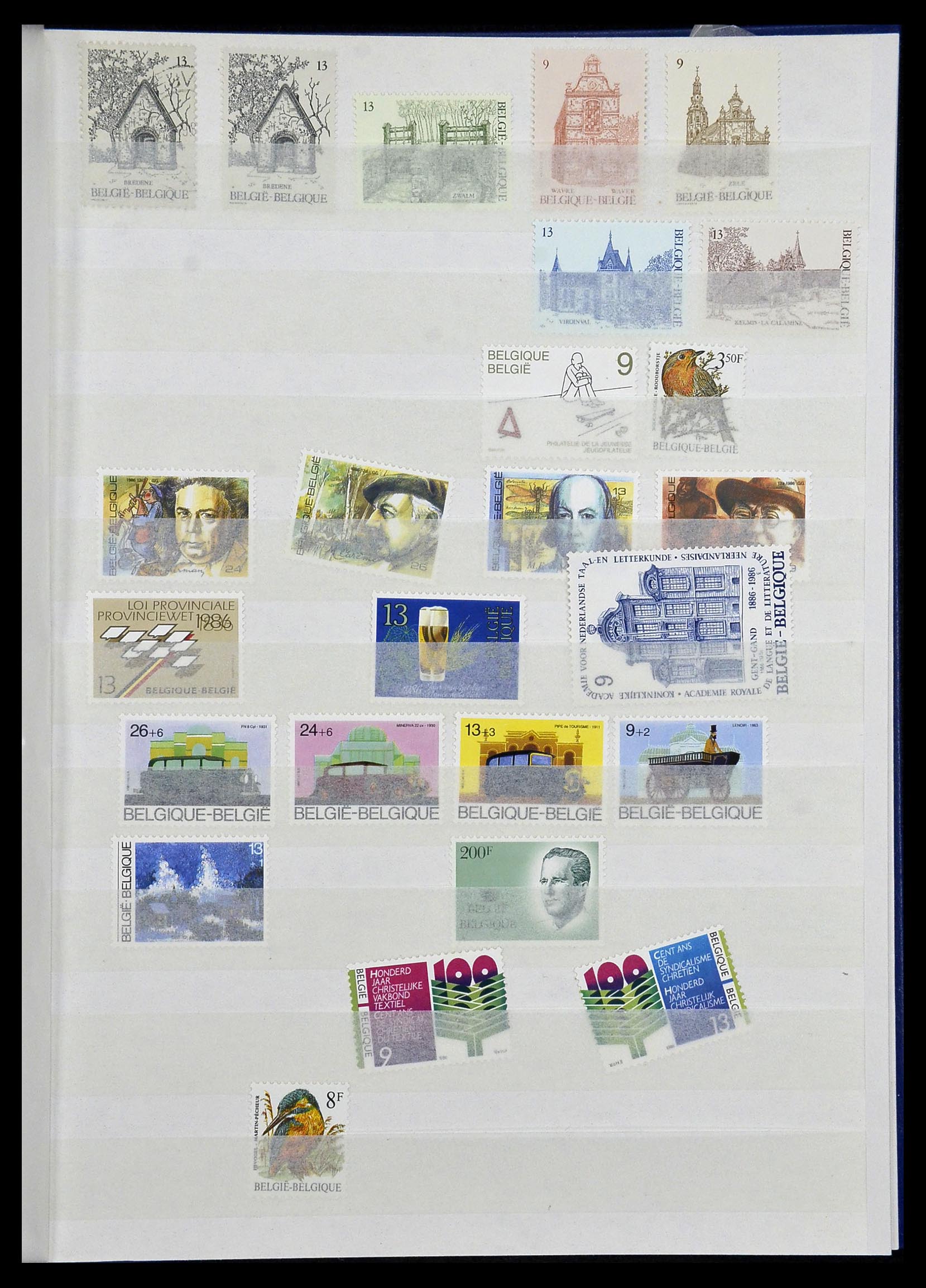 34019 046 - Stamp collection 34019 Belgium 1960-2004.