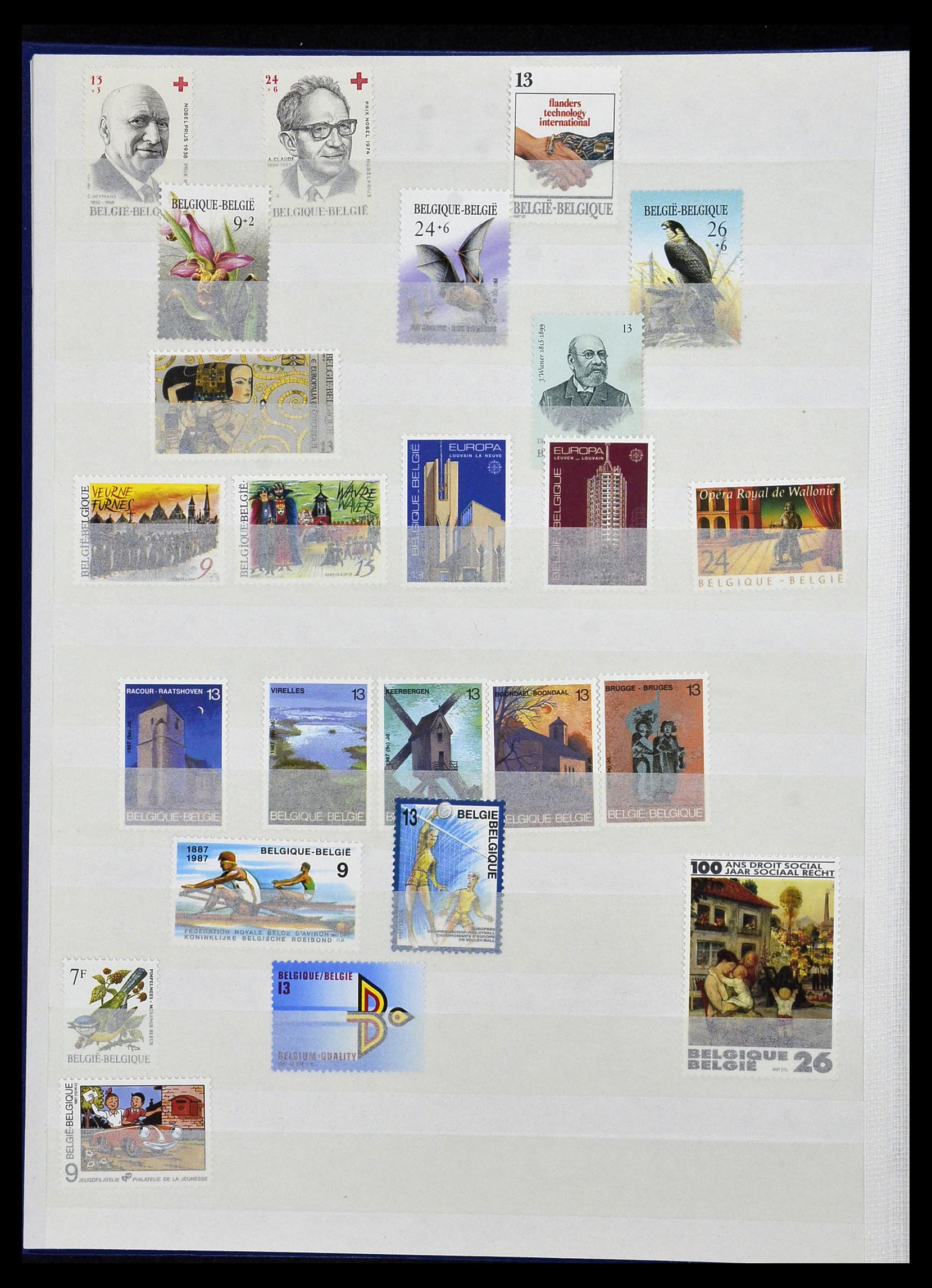 34019 047 - Stamp collection 34019 Belgium 1960-2004.
