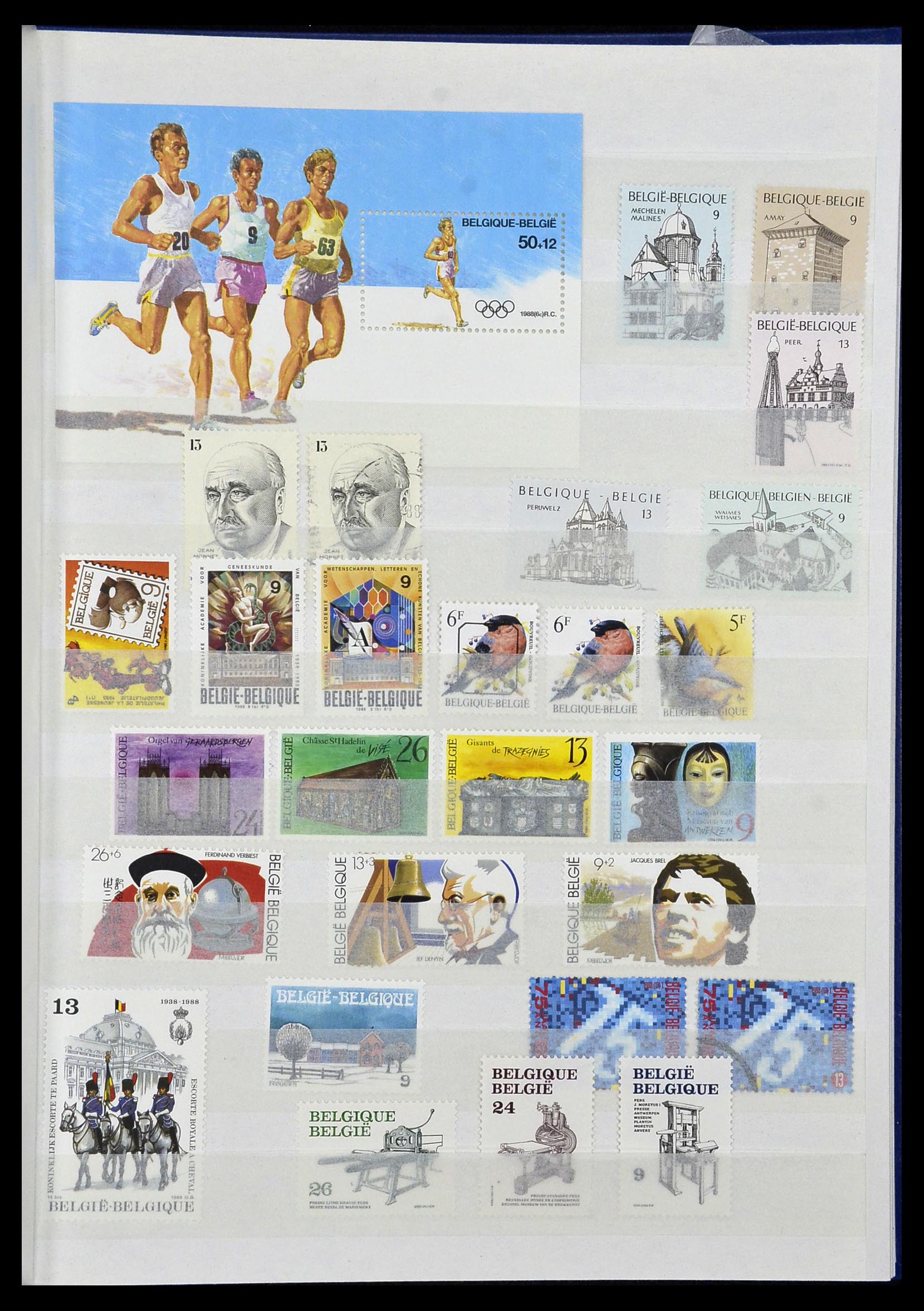 34019 050 - Stamp collection 34019 Belgium 1960-2004.