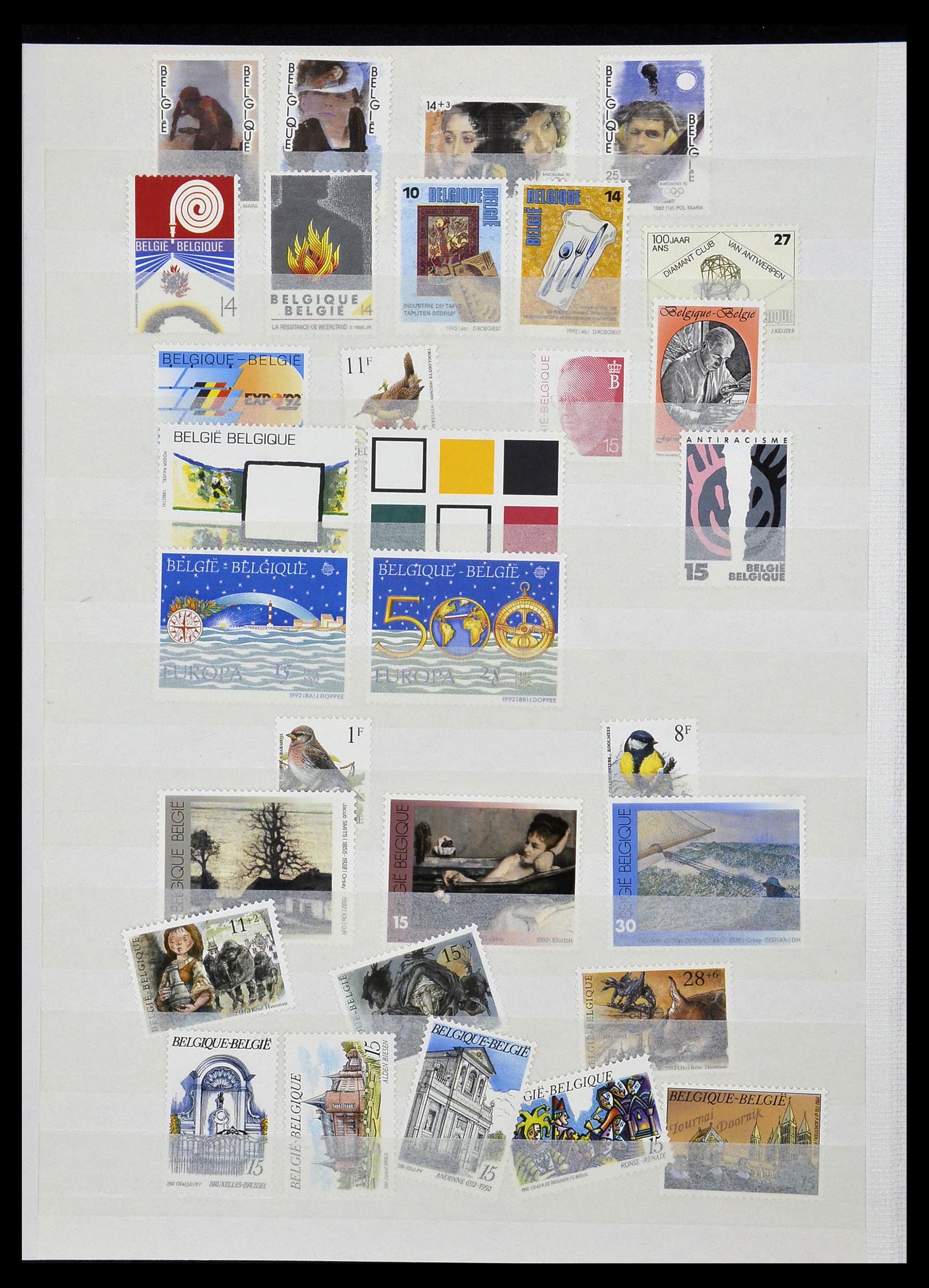 34019 058 - Stamp collection 34019 Belgium 1960-2004.
