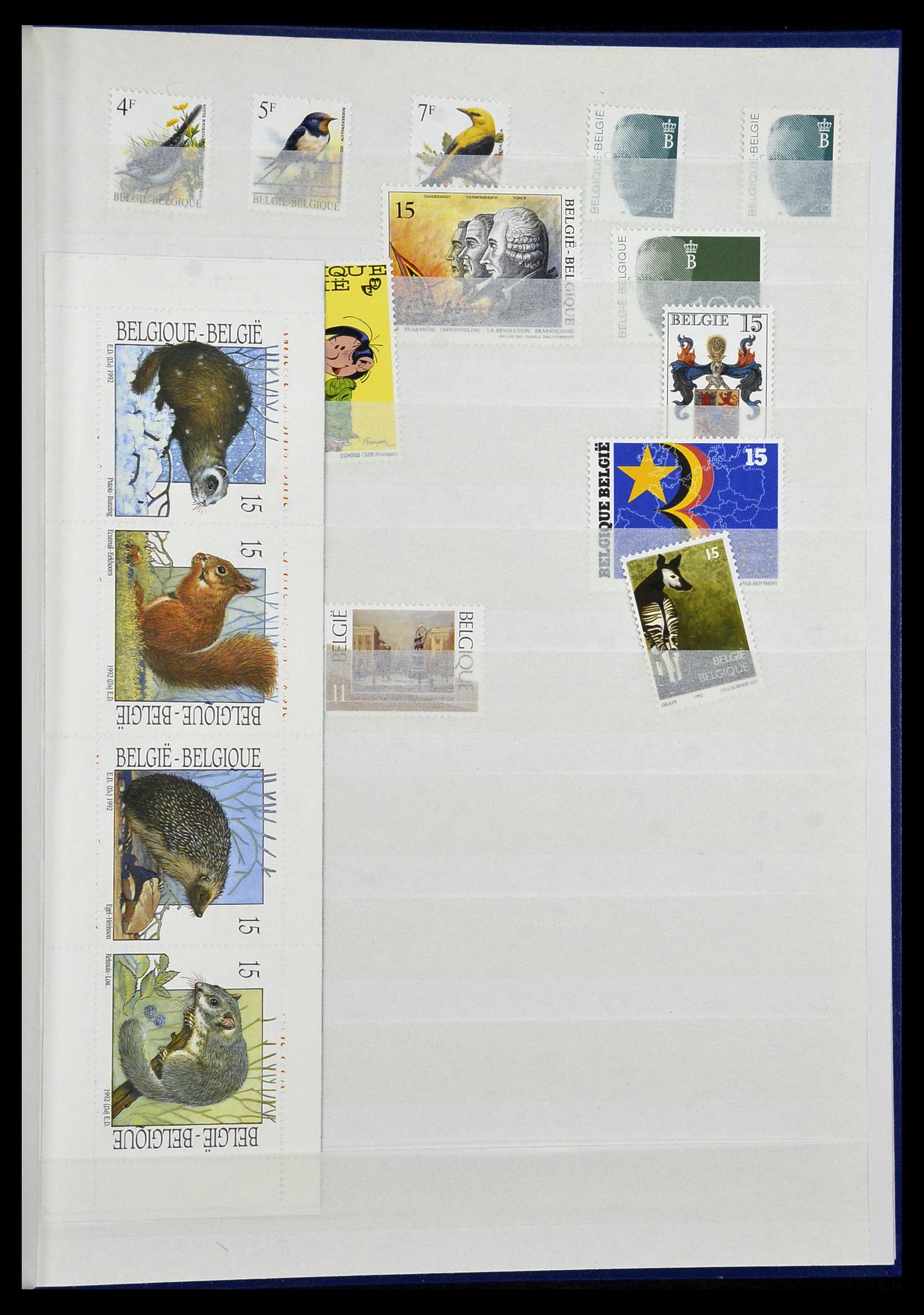 34019 059 - Stamp collection 34019 Belgium 1960-2004.