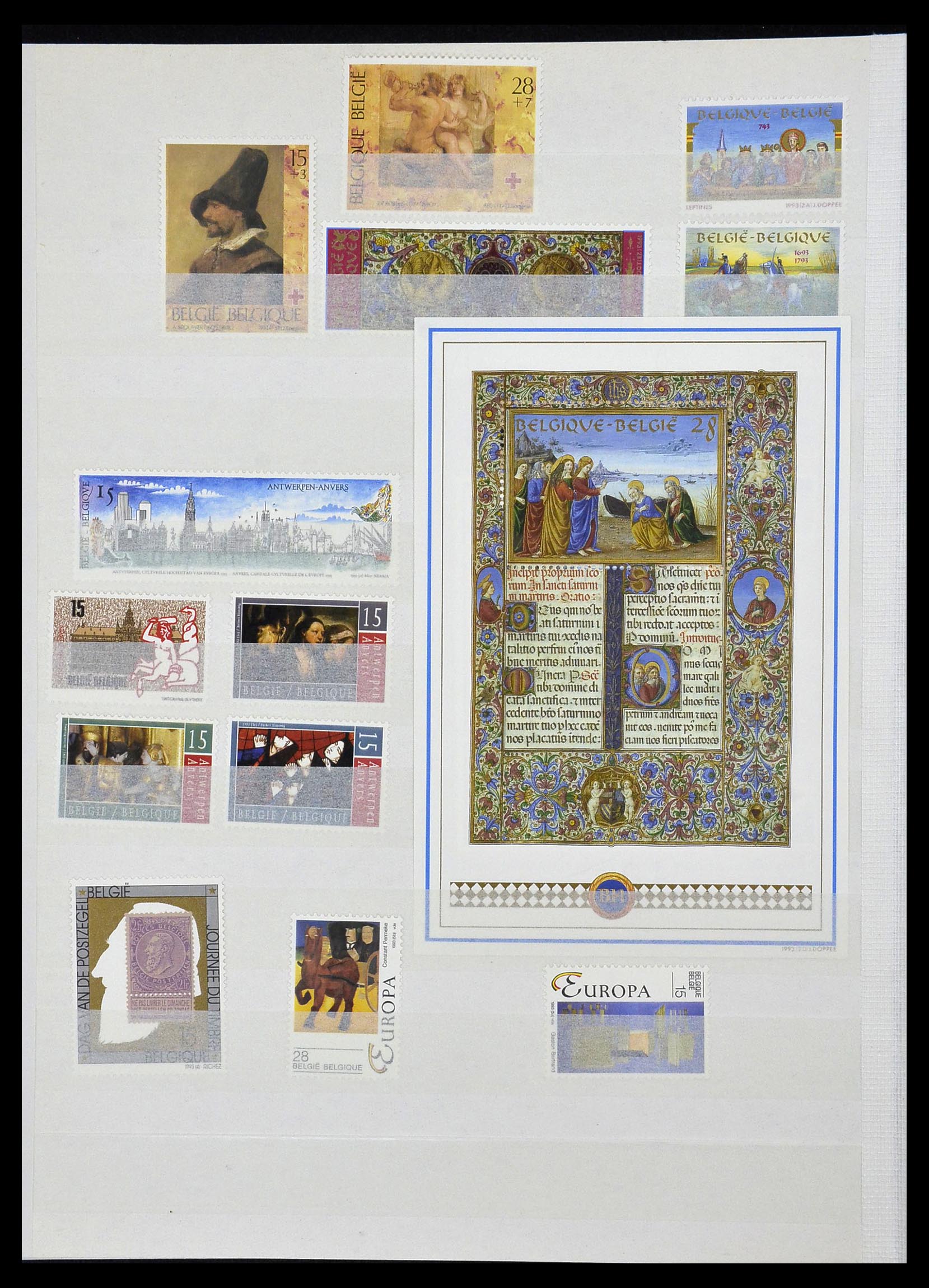 34019 060 - Postzegelverzameling 34019 België 1960-2004.