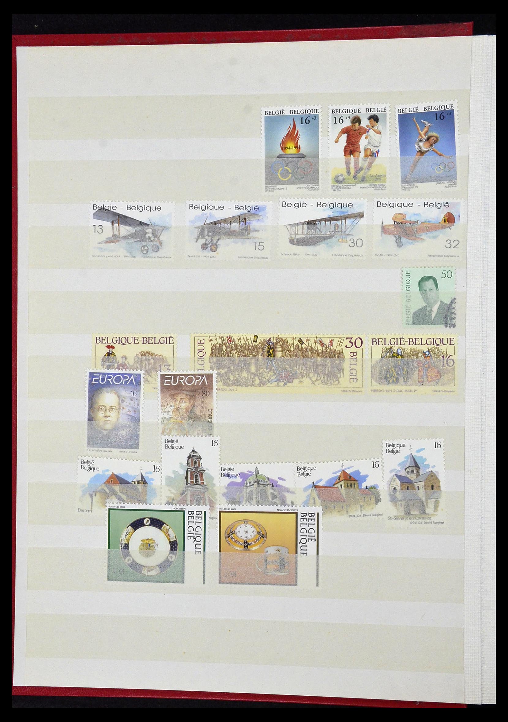 34019 063 - Stamp collection 34019 Belgium 1960-2004.