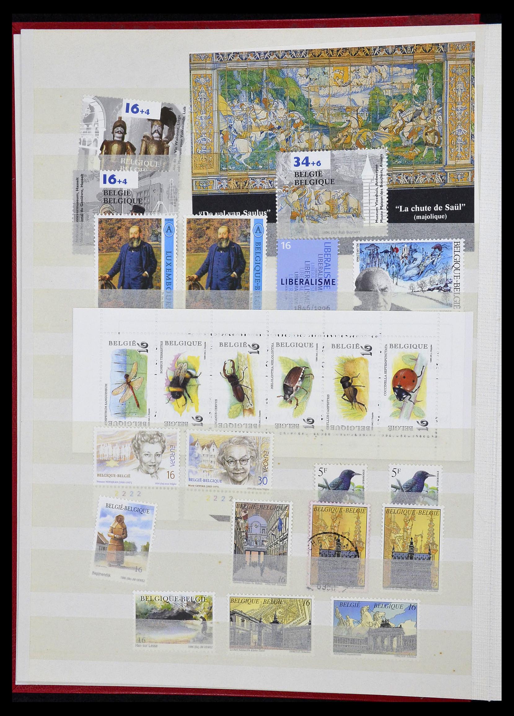 34019 067 - Stamp collection 34019 Belgium 1960-2004.