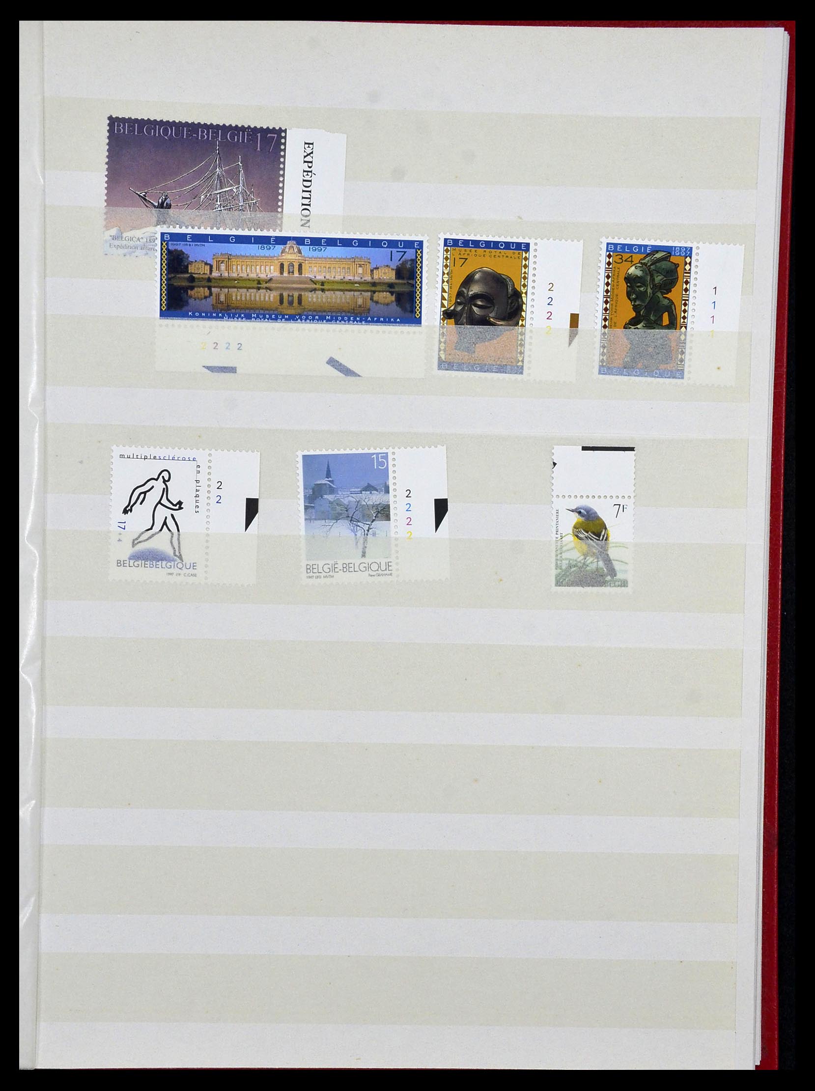 34019 075 - Postzegelverzameling 34019 België 1960-2004.