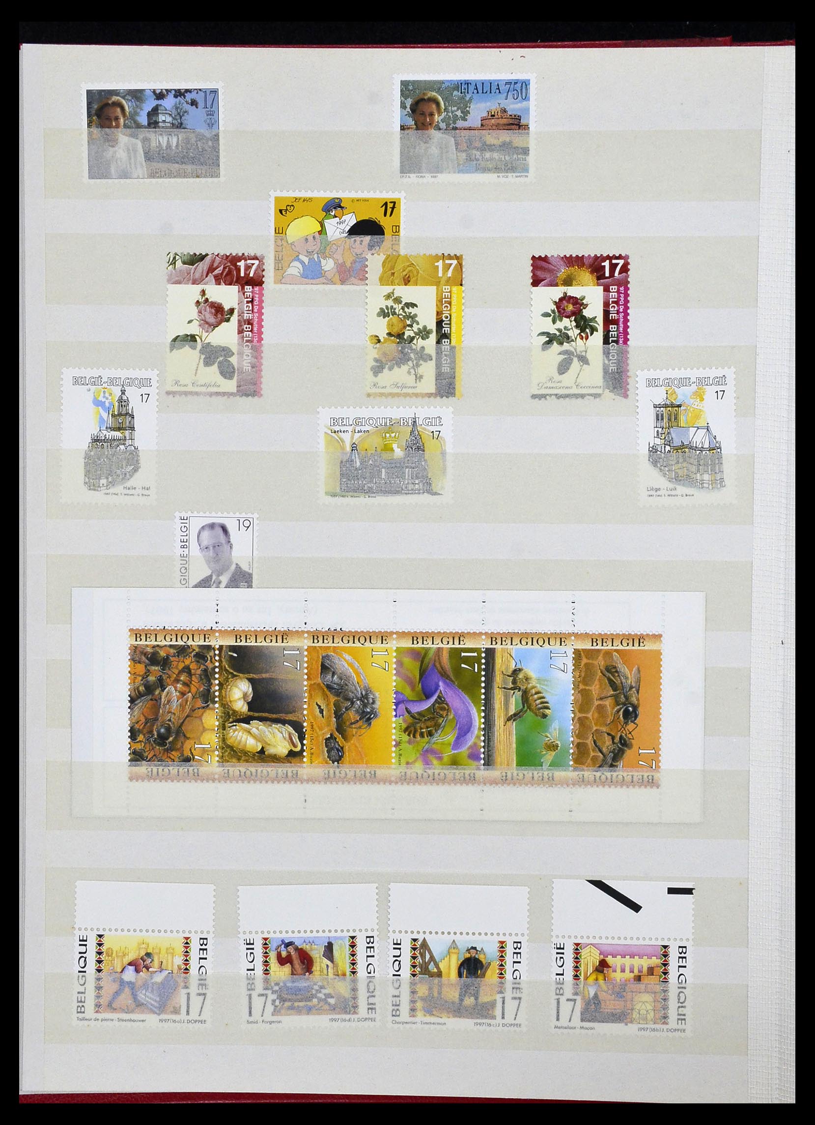 34019 076 - Stamp collection 34019 Belgium 1960-2004.