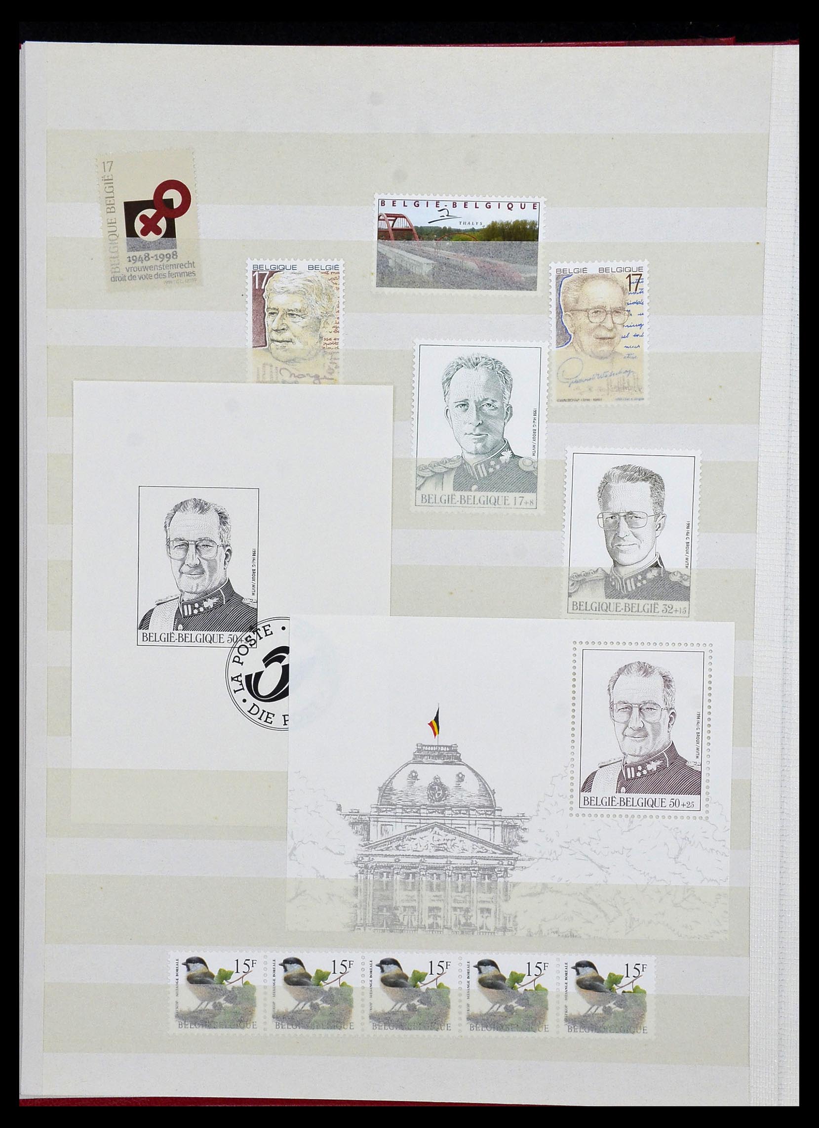 34019 077 - Postzegelverzameling 34019 België 1960-2004.