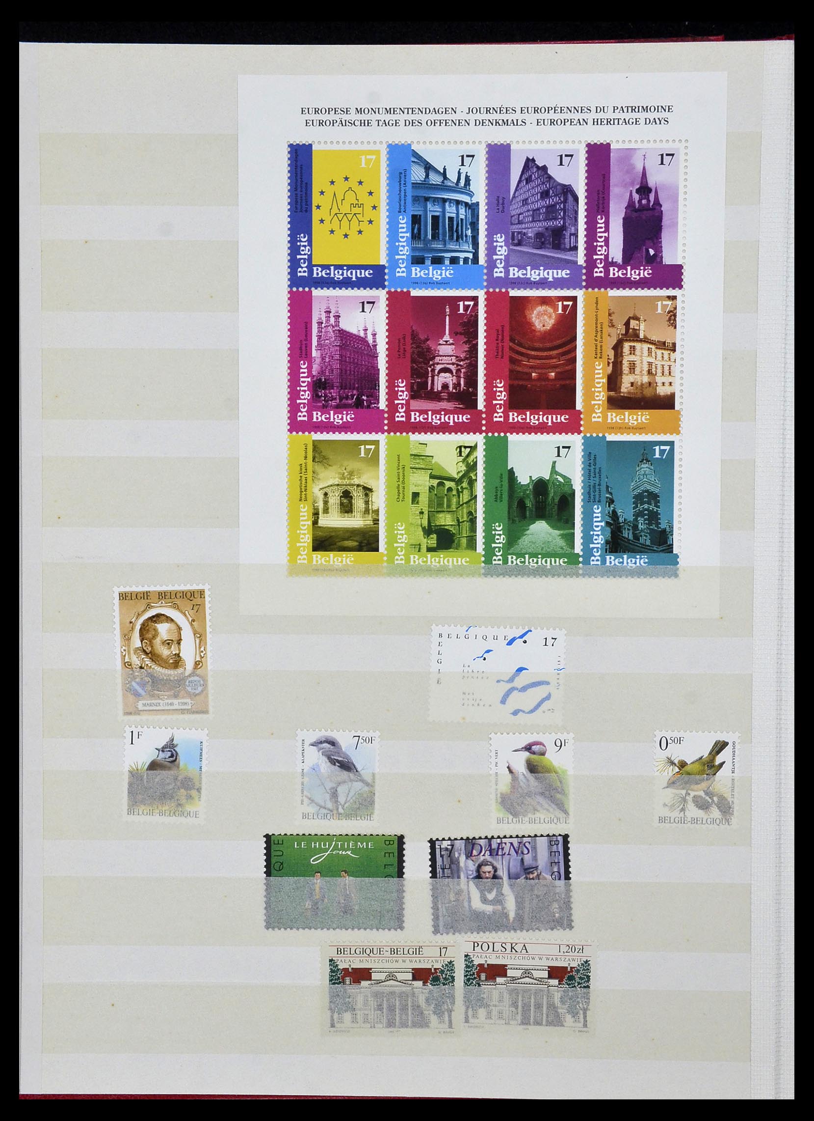 34019 081 - Postzegelverzameling 34019 België 1960-2004.