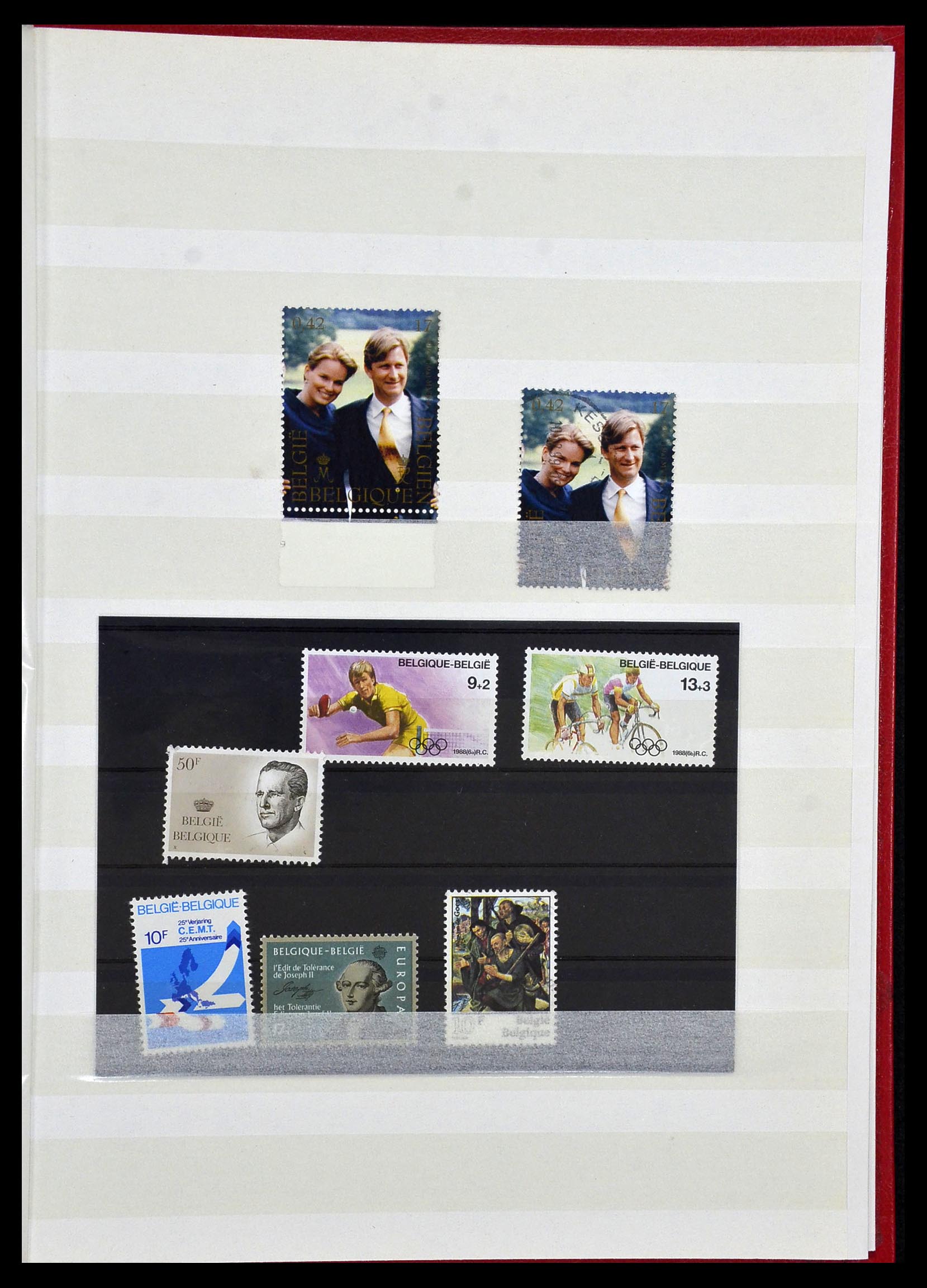 34019 083 - Stamp collection 34019 Belgium 1960-2004.