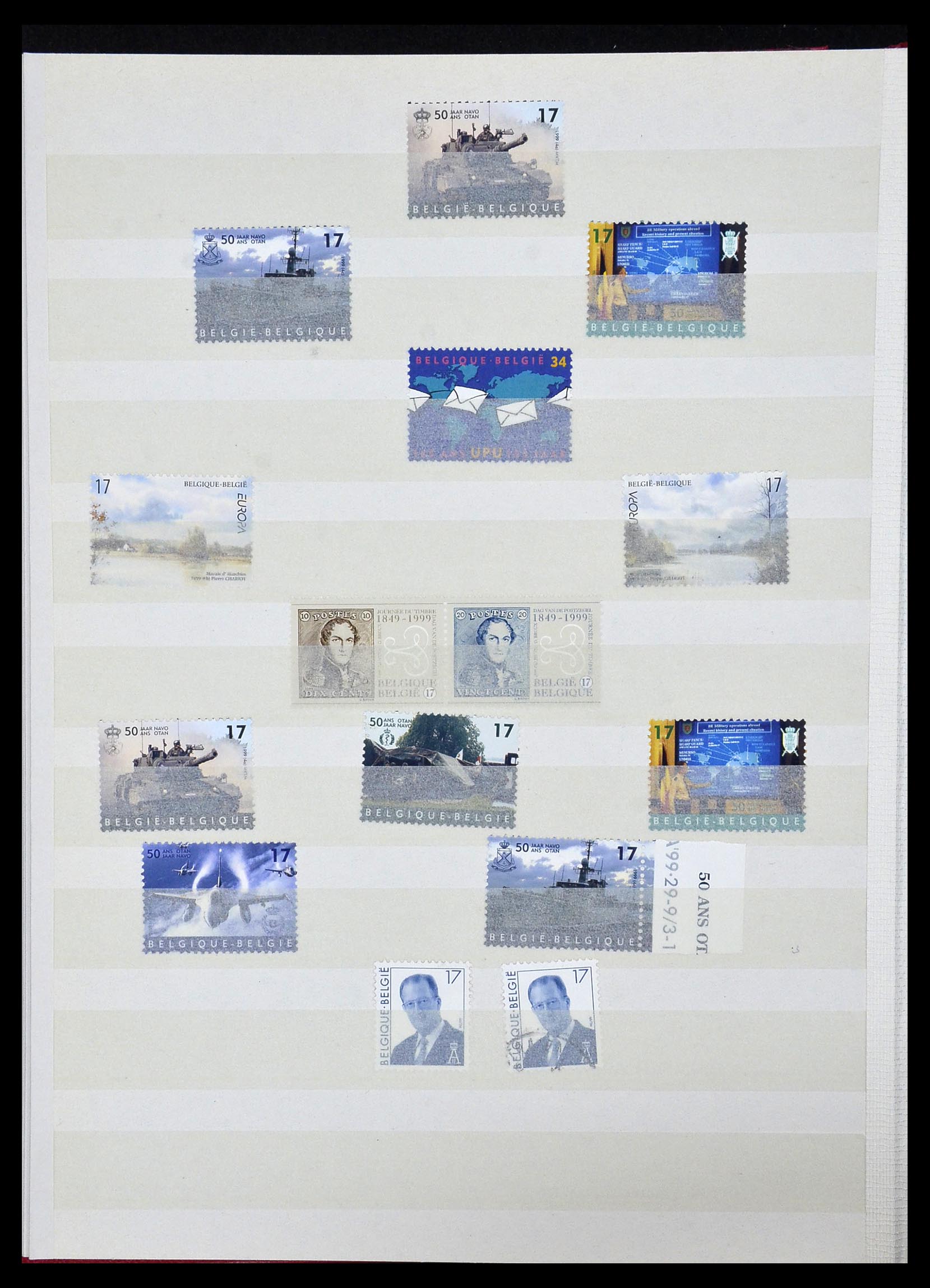 34019 085 - Stamp collection 34019 Belgium 1960-2004.