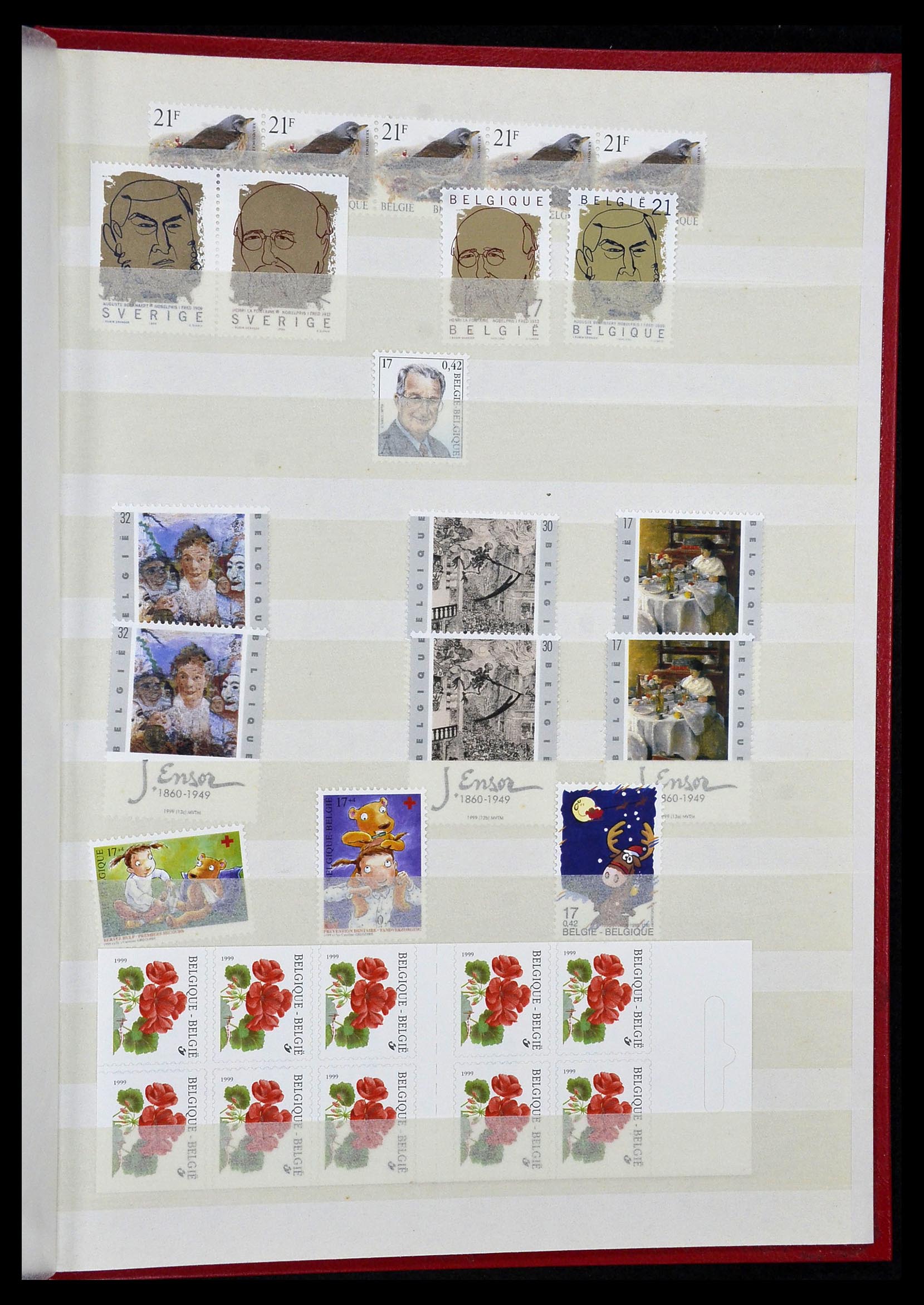 34019 088 - Stamp collection 34019 Belgium 1960-2004.